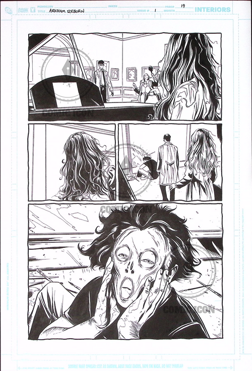 Arkham Reborn - Issue 1 - Page 19 — Jeremy Haun Original Art