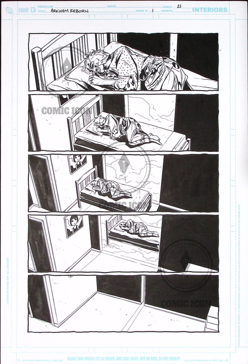 Arkham Reborn - Issue 1 - Page 21 — Jeremy Haun Original Art
