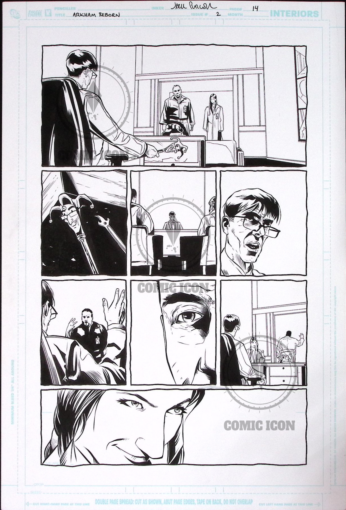 Arkham Reborn - Issue 2 - Page 14 — Jeremy Haun Original Art