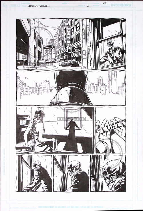 Arkham Reborn - Issue 2 - Page 15 — Jeremy Haun Original Art