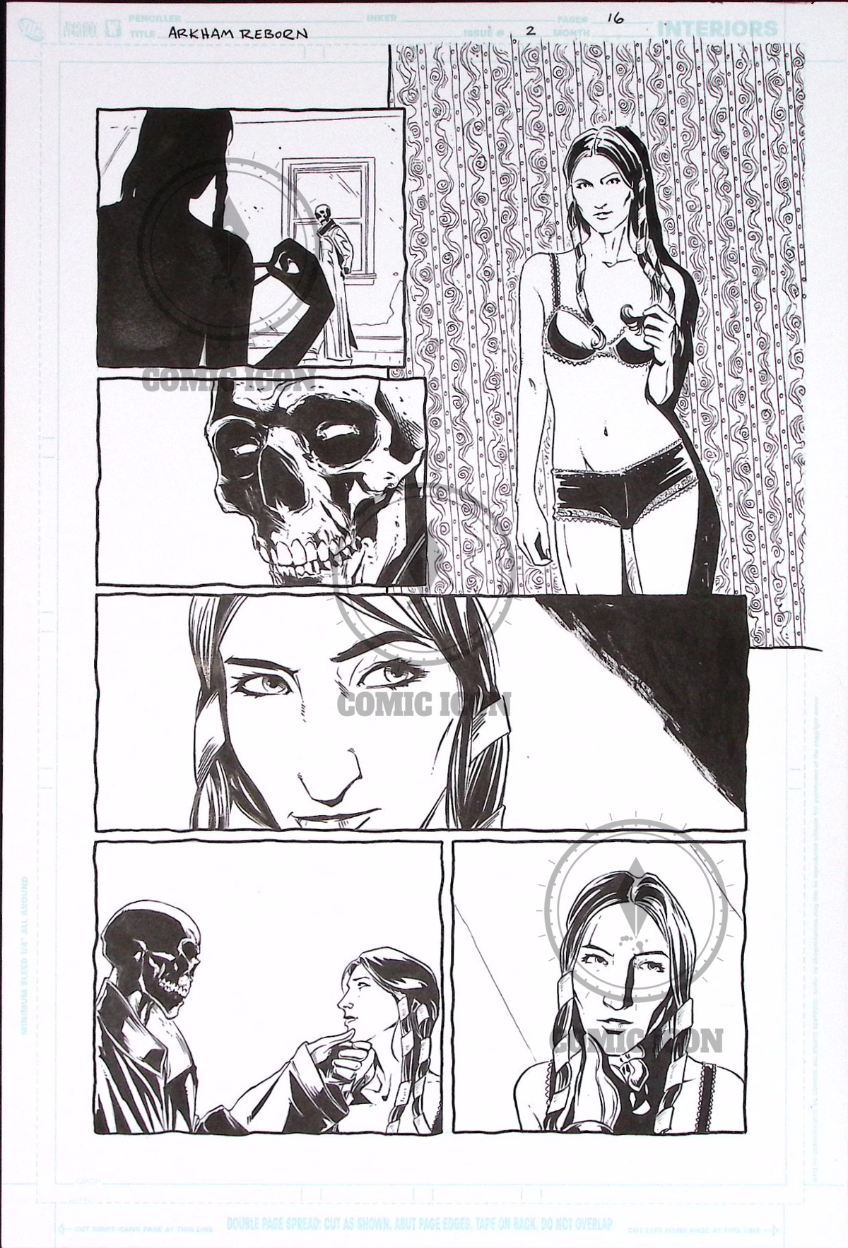 Arkham Reborn - Issue 2 - Page 16 — Jeremy Haun Original Art