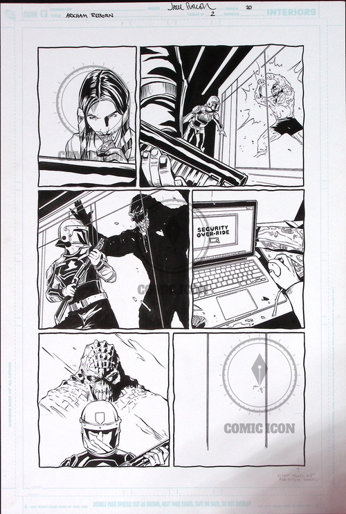 Arkham Reborn - Issue 2 - Page 20 — Jeremy Haun Original Art