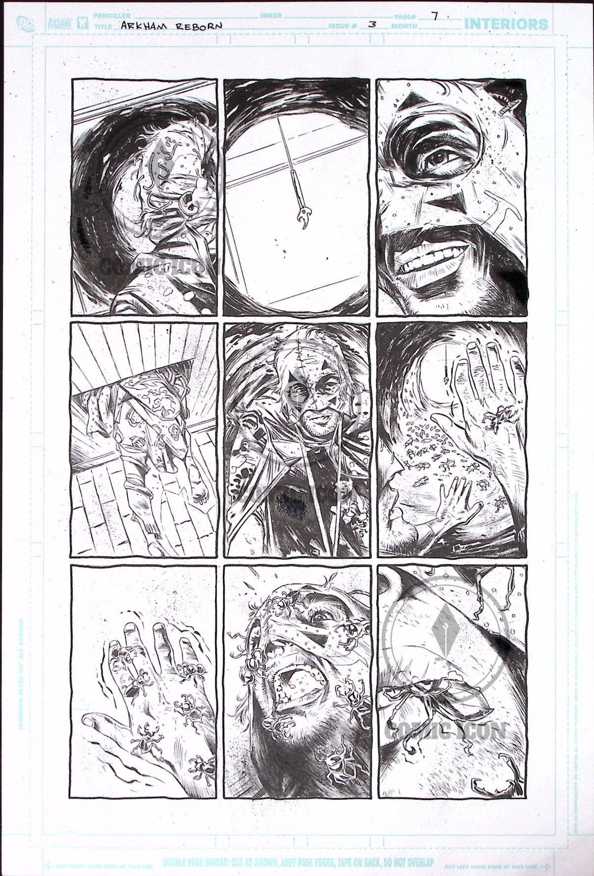 Arkham Reborn - Issue 3 - Page 7 — Jeremy Haun Original Art