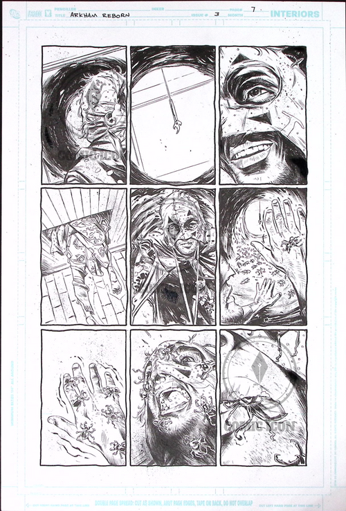 Arkham Reborn - Issue 3 - Page 7 — Jeremy Haun Original Art