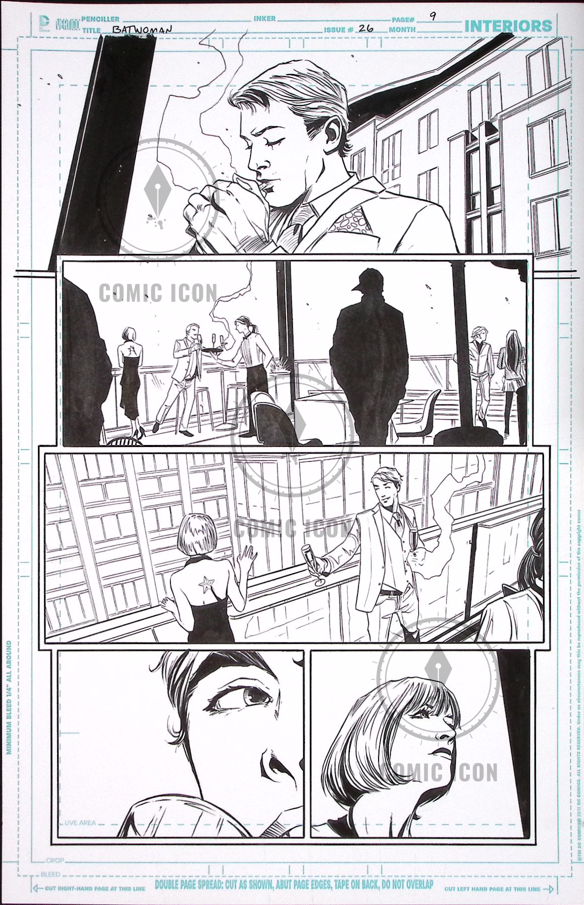 Batwoman #26 — Page 9 — Jeremy Haun Original Art