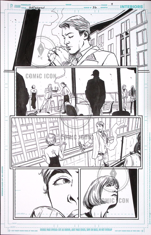 Batwoman #26 — Page 9 — Jeremy Haun Original Art