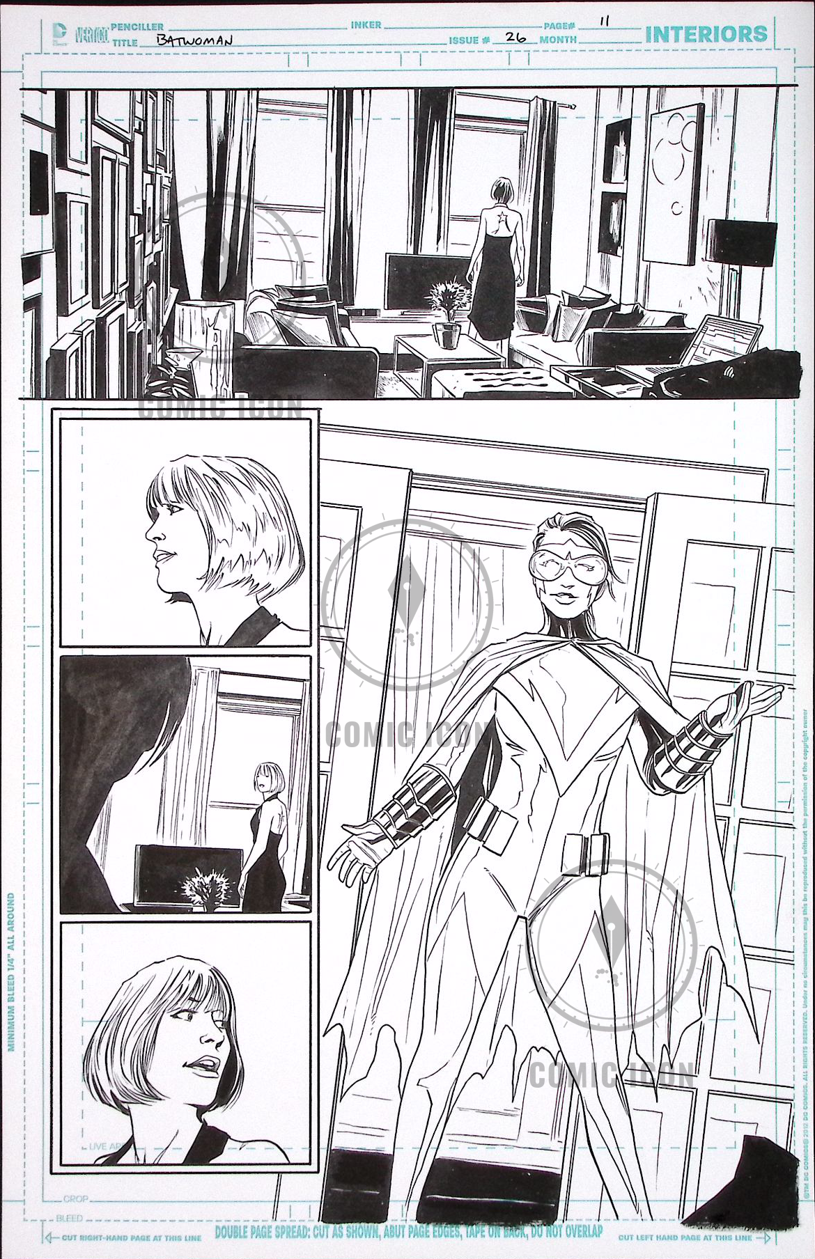 Batwoman #26 — Page 11 — Jeremy Haun Original Art