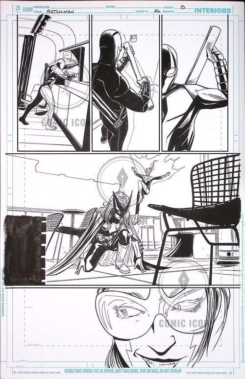 Batwoman #26 — Page 15 — Jeremy Haun Original Art