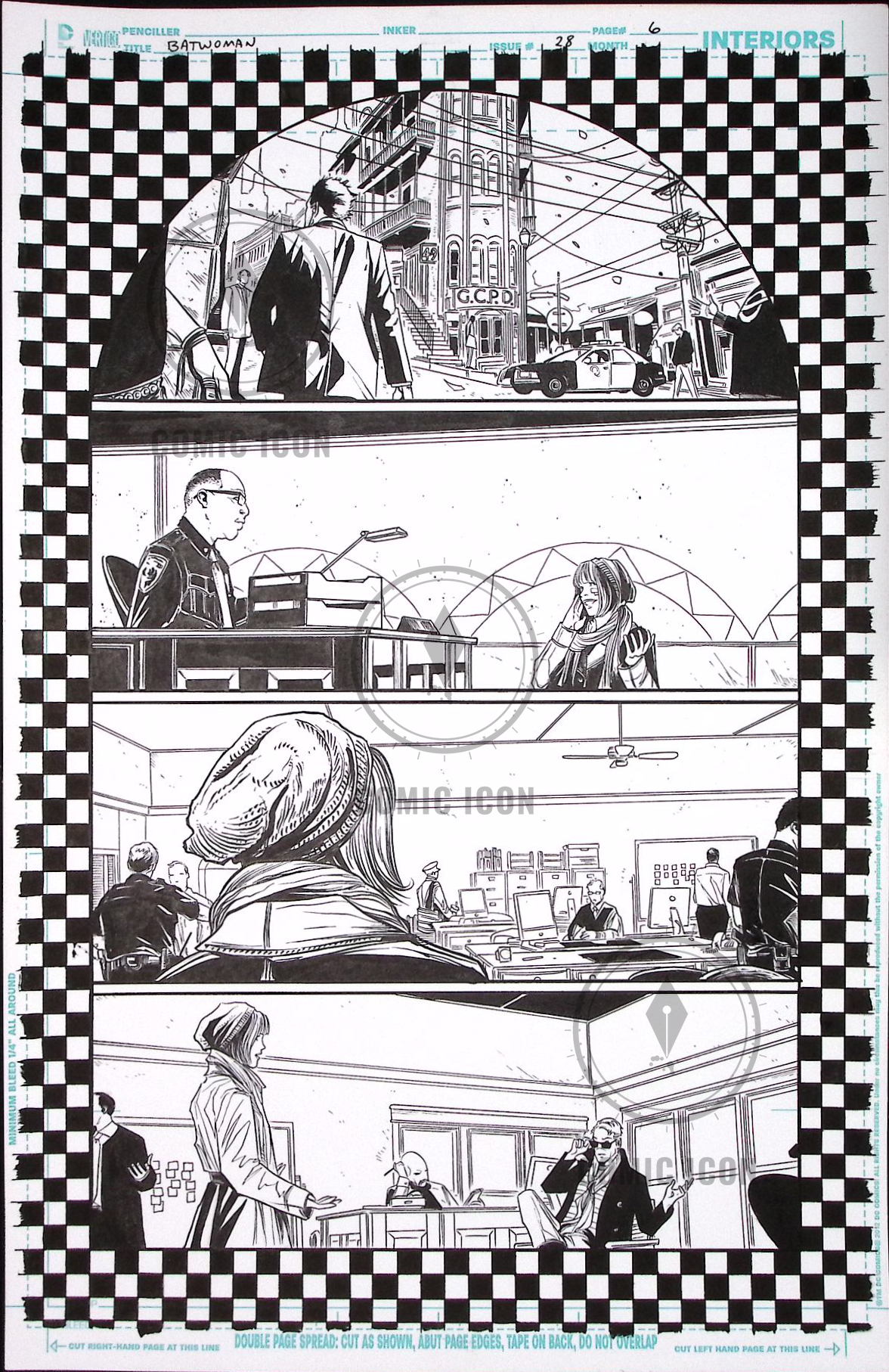 Batwoman #28 — Page 6 — Jeremy Haun Original Art