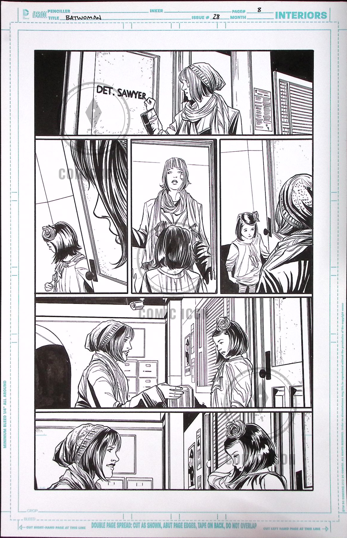 Batwoman #28 — Page 8 — Jeremy Haun Original Art