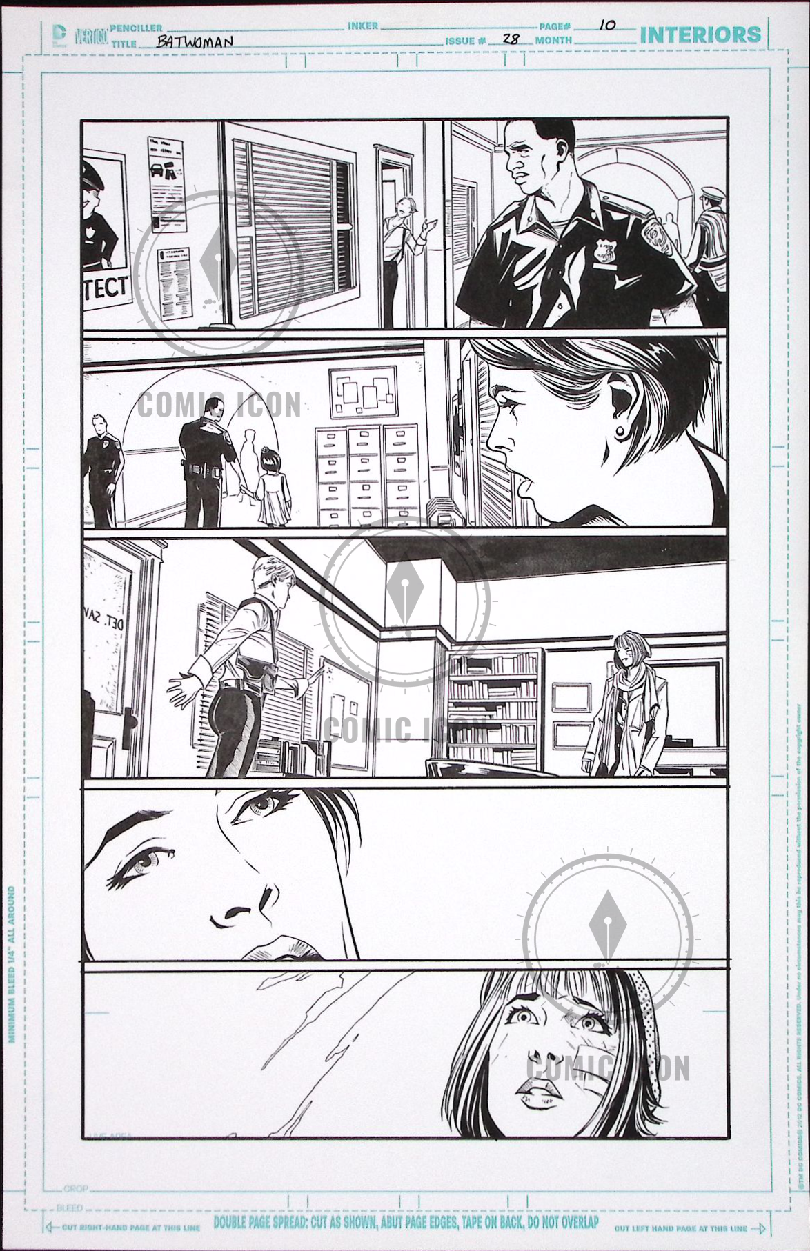 Batwoman #28 — Page 10 — Jeremy Haun Original Art
