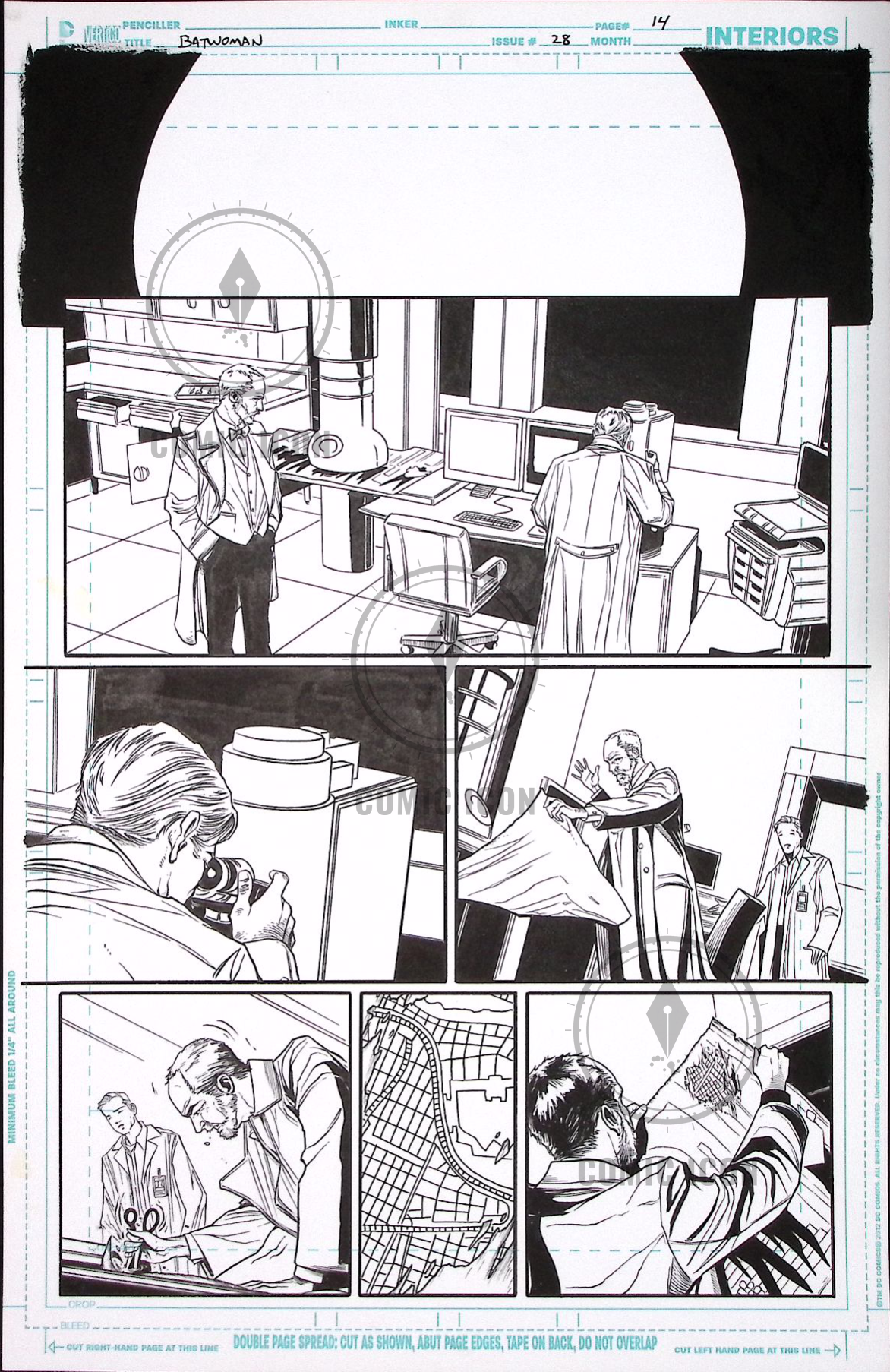 Batwoman #28 — Page 14 — Jeremy Haun Original Art