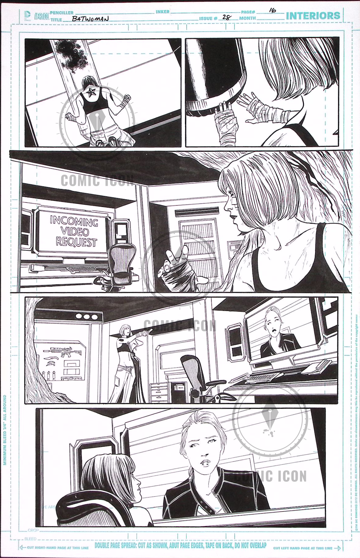 Batwoman #28 — Page 16 — Jeremy Haun Original Art