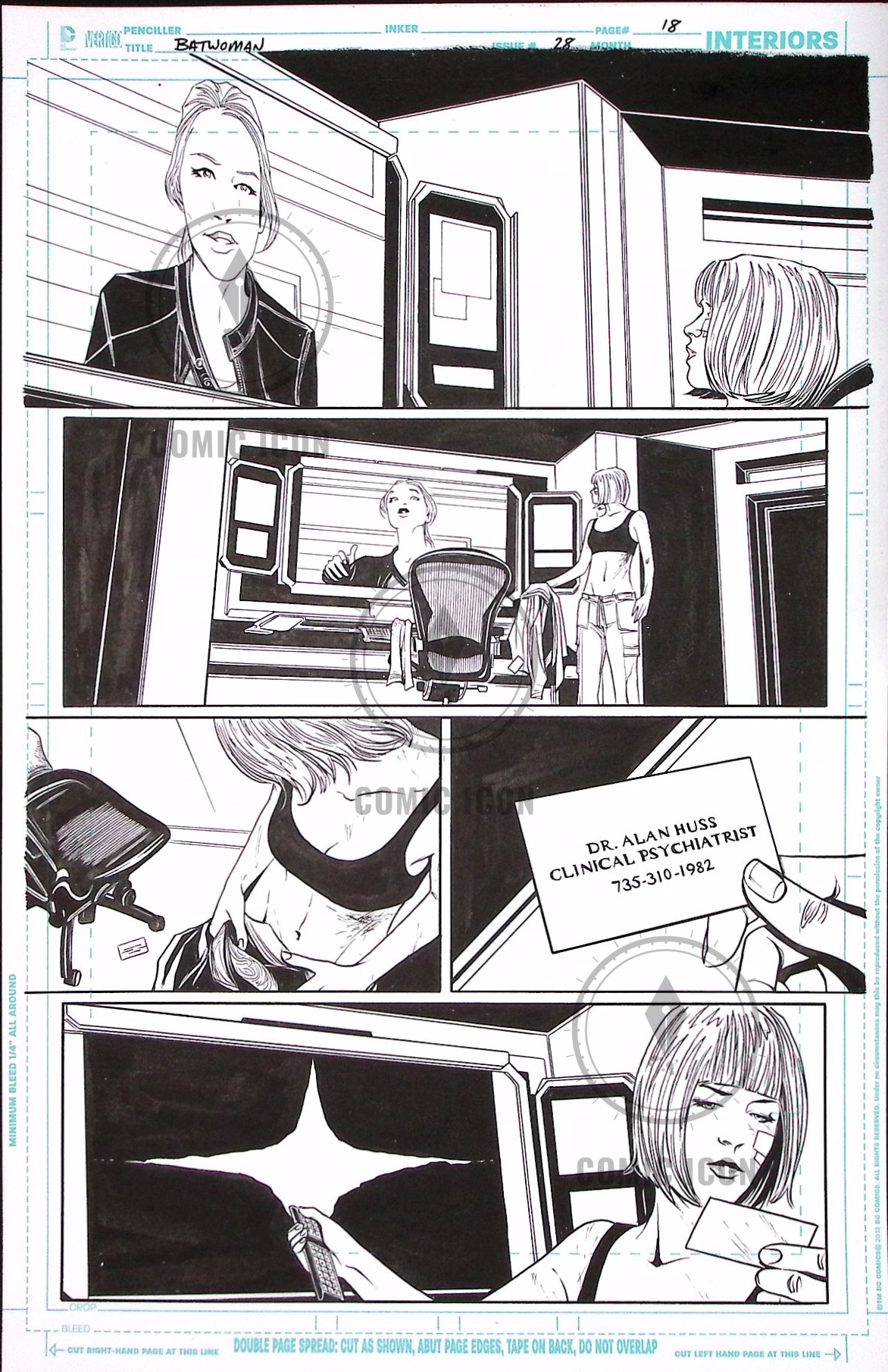 Batwoman #28 — Page 18 — Jeremy Haun Original Art