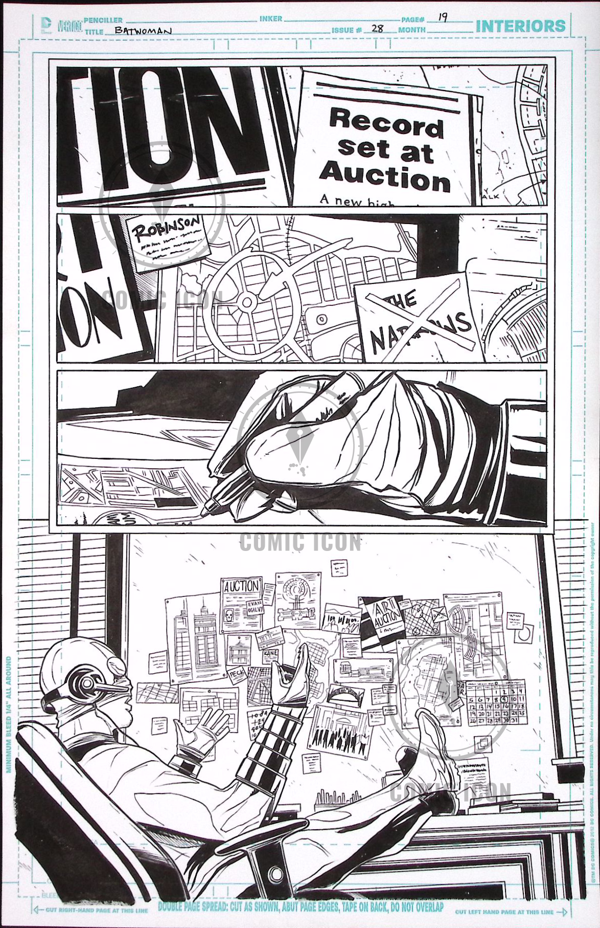 Batwoman #28 — Page 19 — Jeremy Haun Original Art