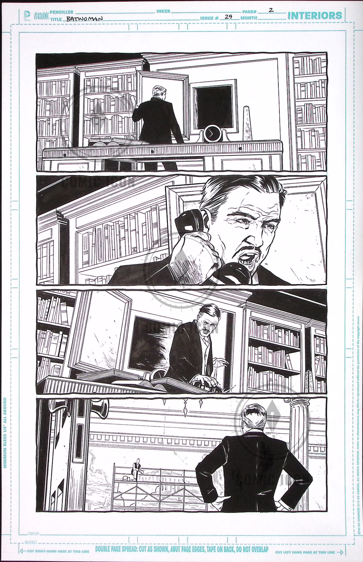Batwoman #29 — Page 2 — Jeremy Haun Original Art
