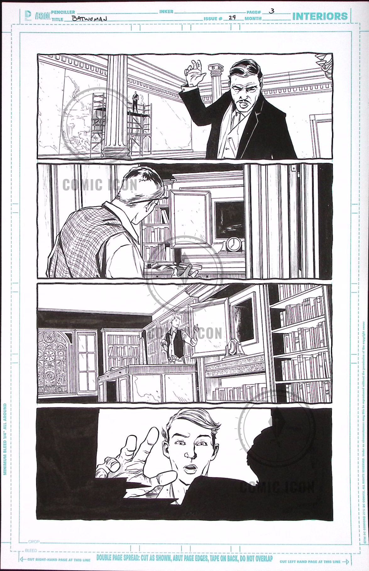 Batwoman #29 — Page 3 — Jeremy Haun Original Art