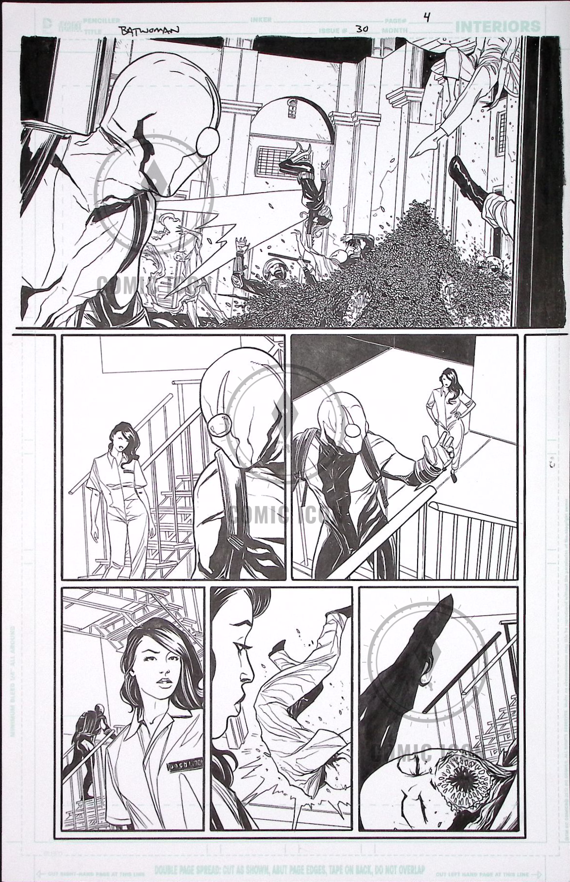 Batwoman #30 — Page 4 — Jeremy Haun Original Art