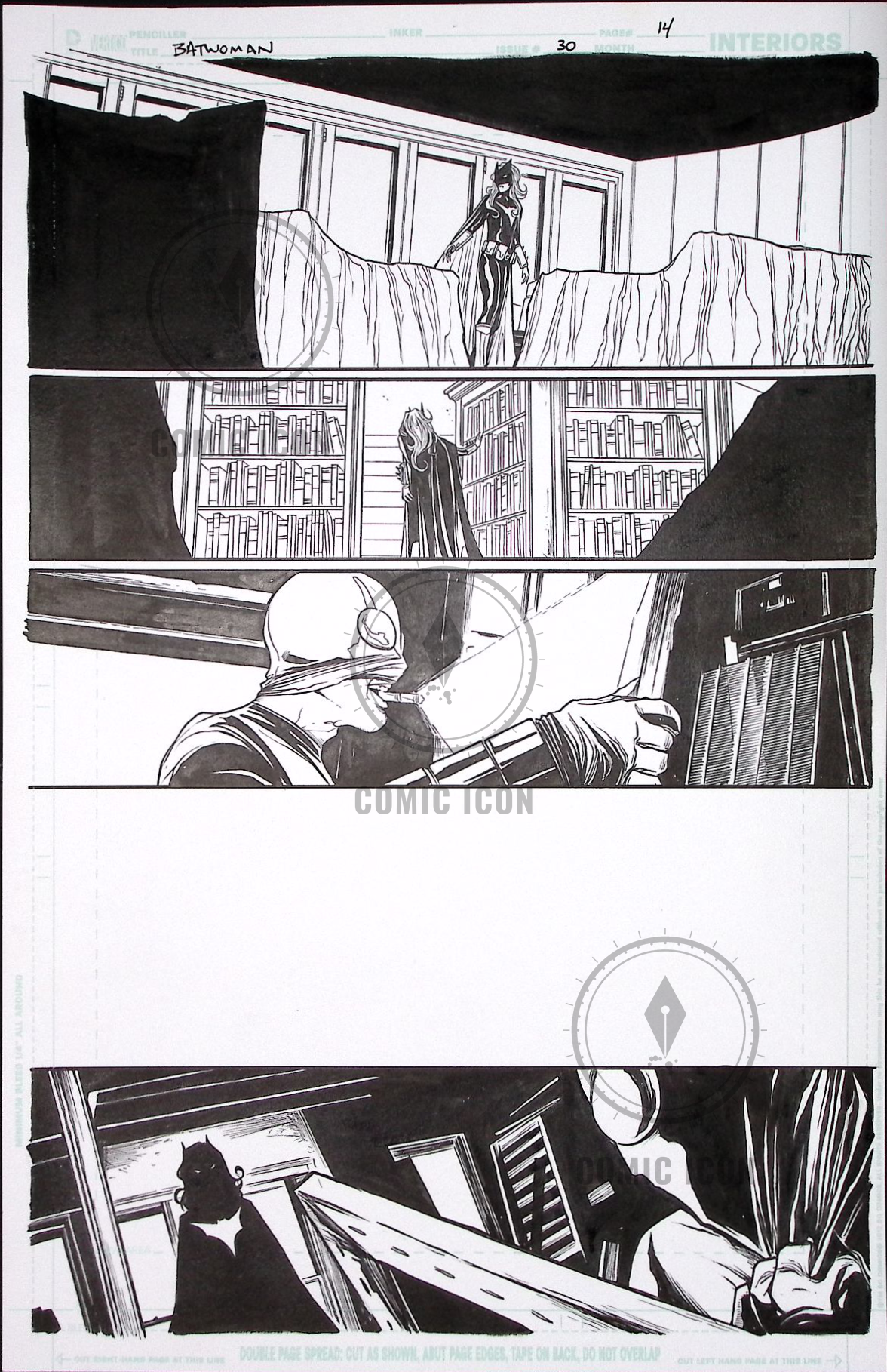 Batwoman #30 — Page 14 — Jeremy Haun Original Art