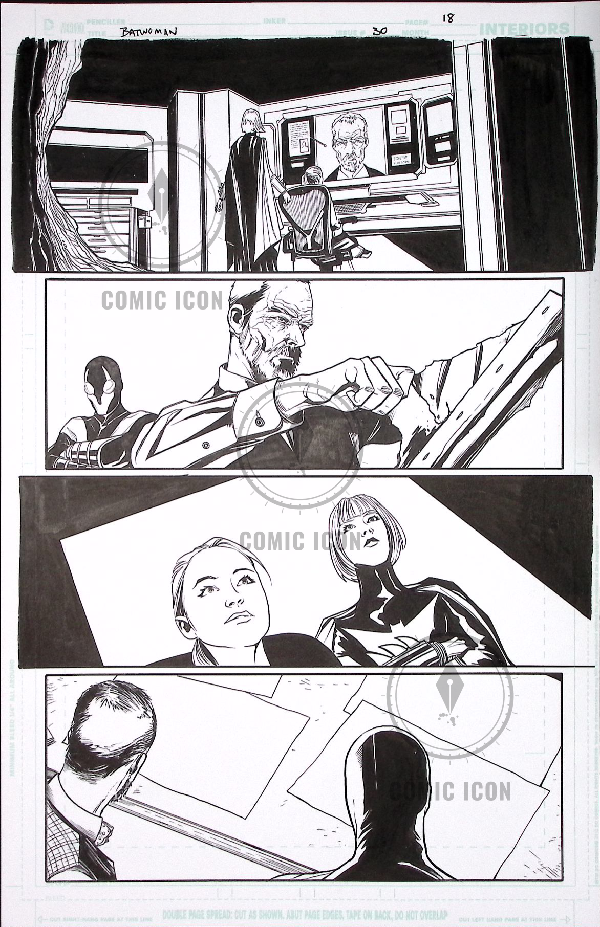 Batwoman #30 — Page 18 — Jeremy Haun Original Art