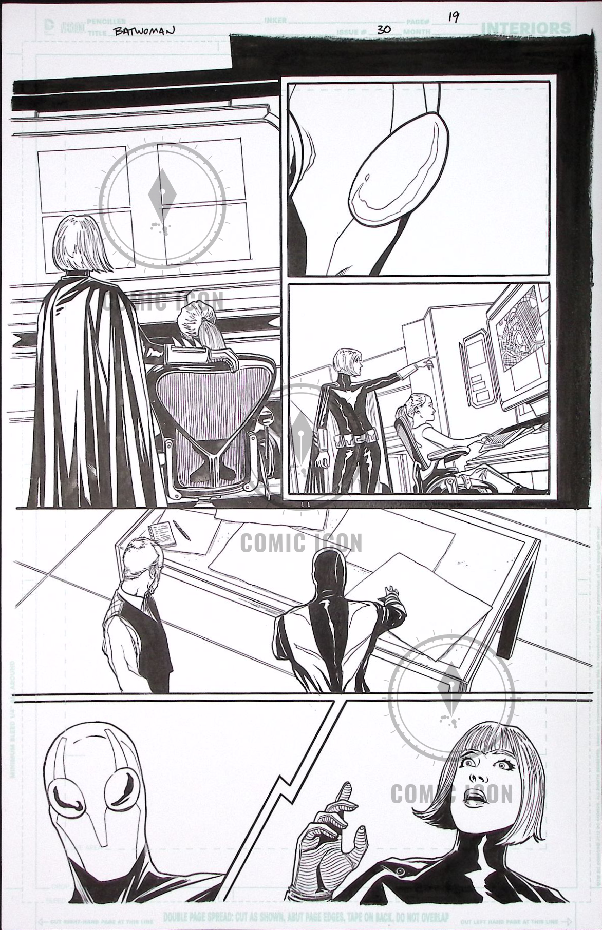 Batwoman #30 — Page 19 — Jeremy Haun Original Art
