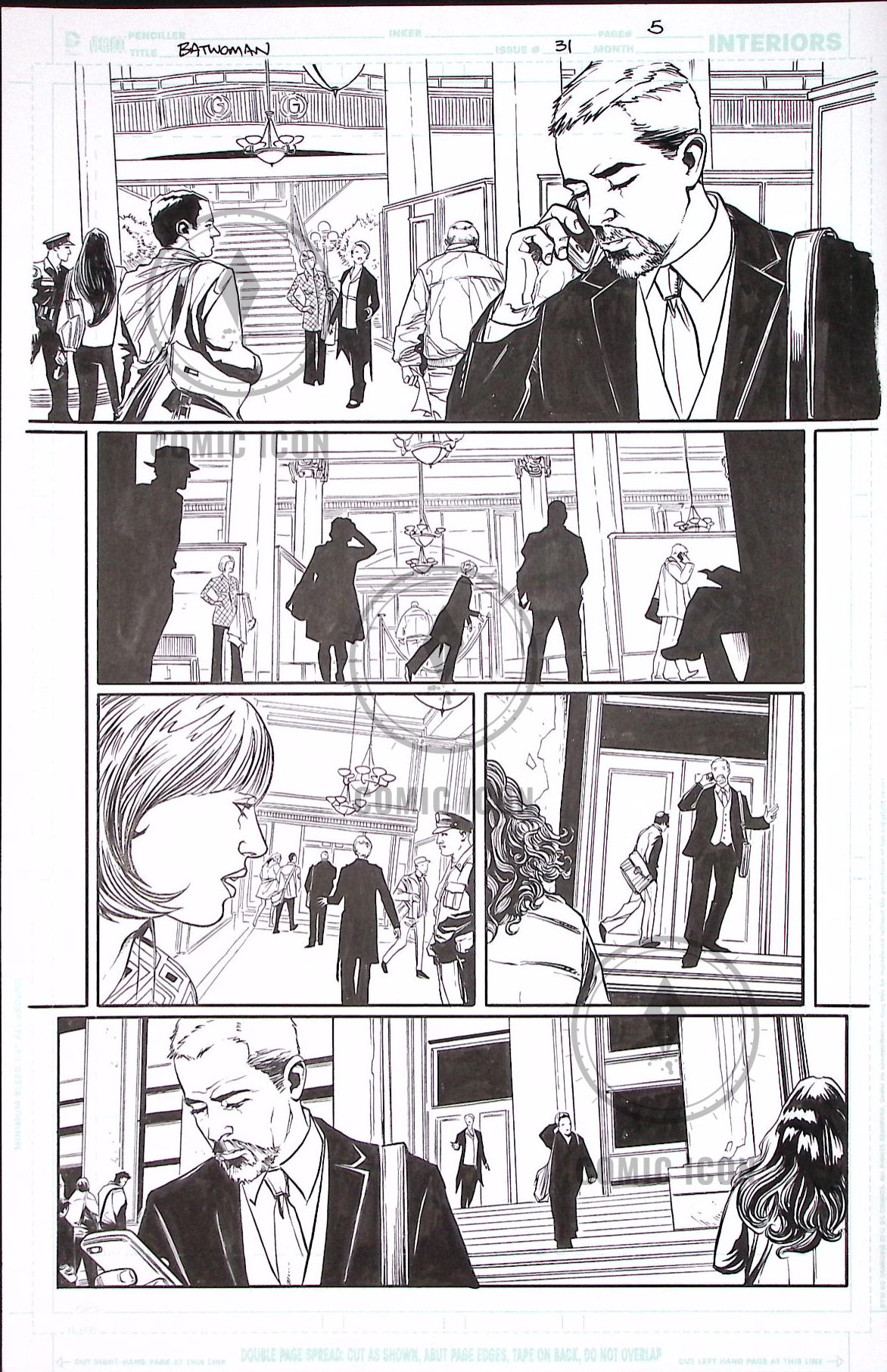 Batwoman #31 — Page 5 — Jeremy Haun Original Art