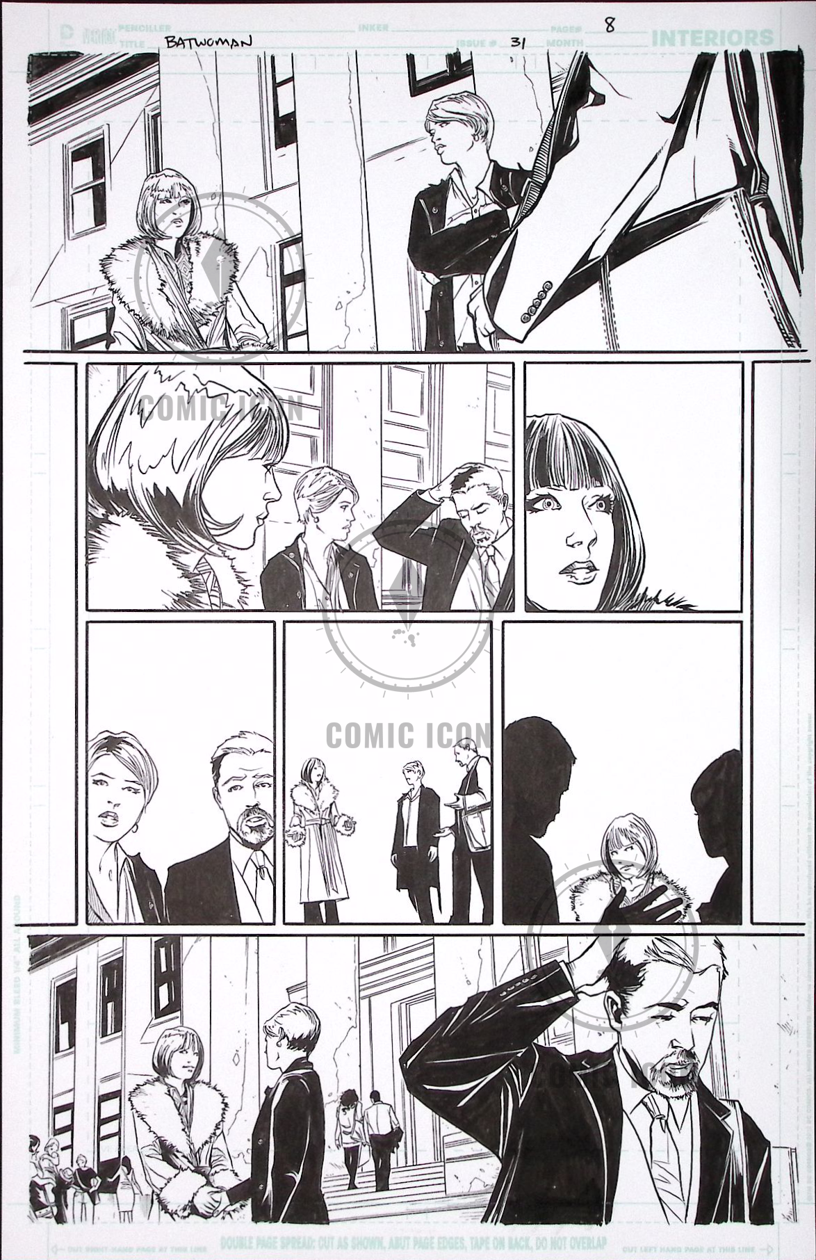 Batwoman #31 — Page 8 — Jeremy Haun Original Art