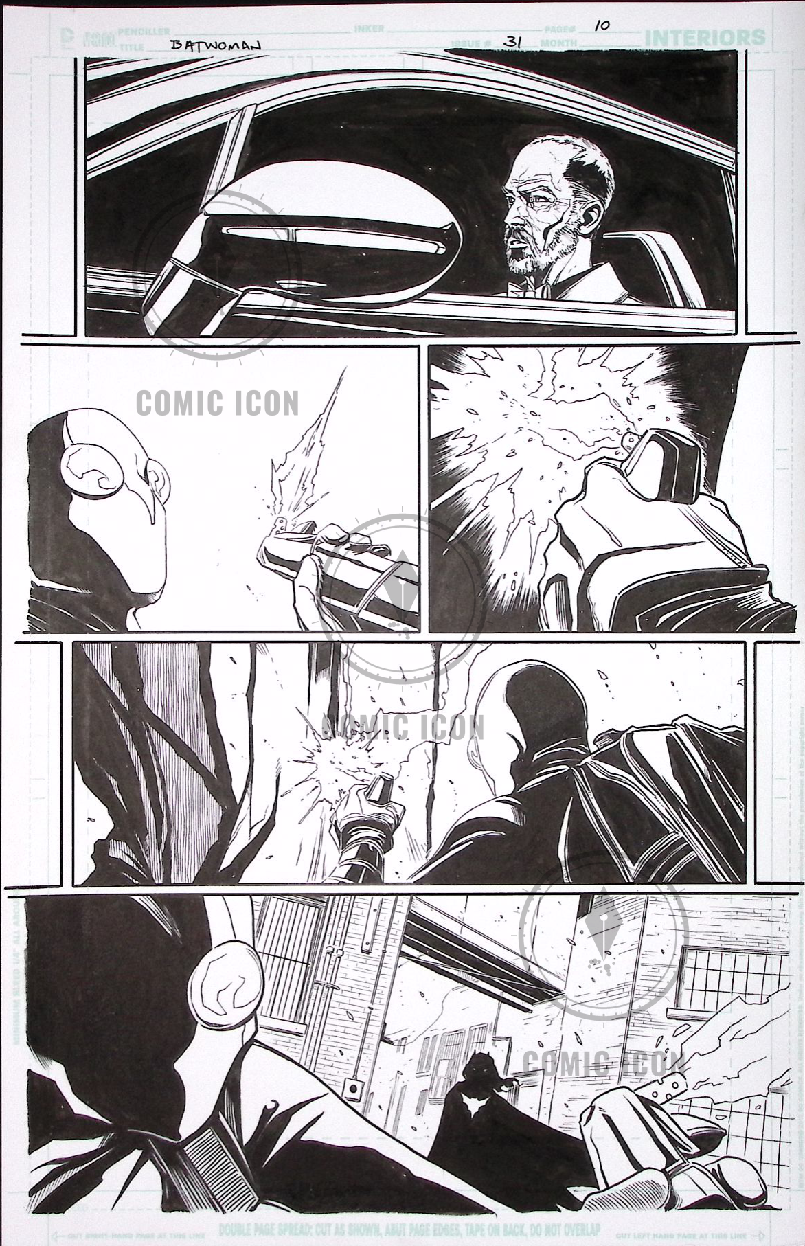 Batwoman #31 — Page 10 — Jeremy Haun Original Art