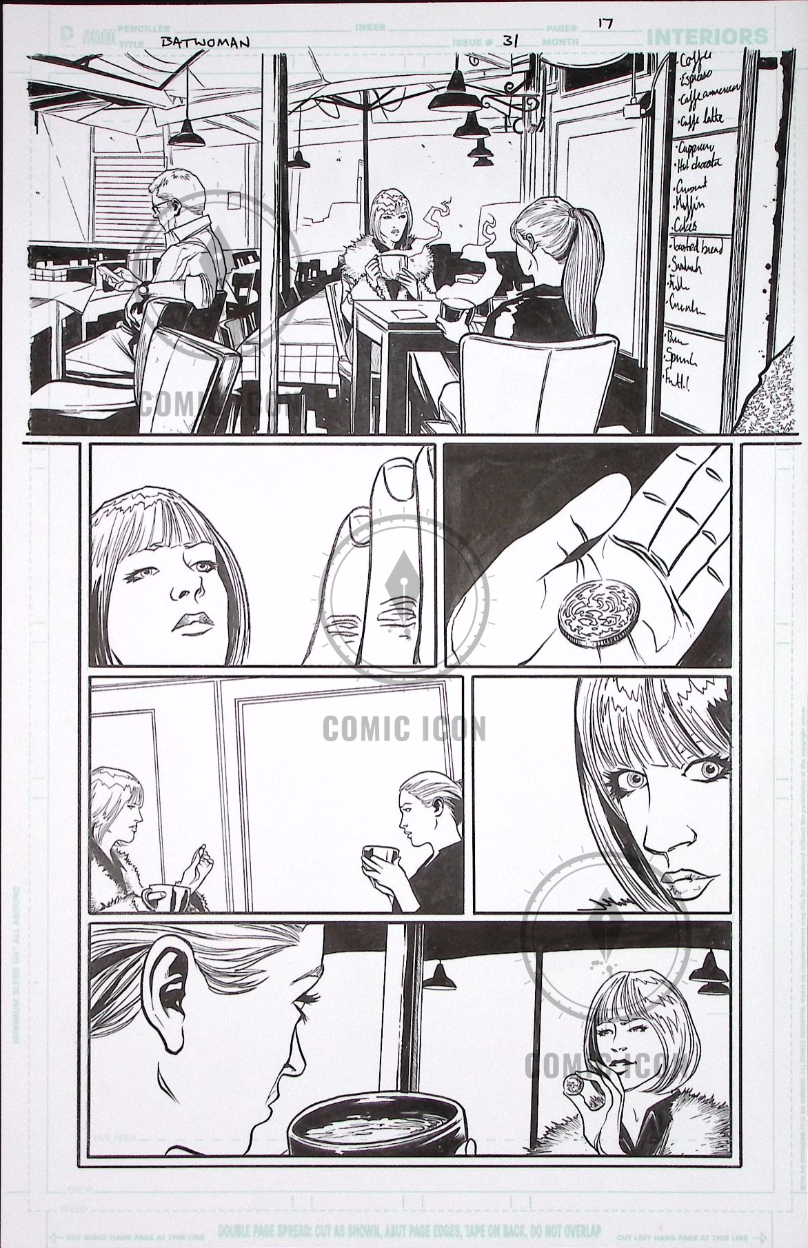 Batwoman #31 — Page 17 — Jeremy Haun Original Art