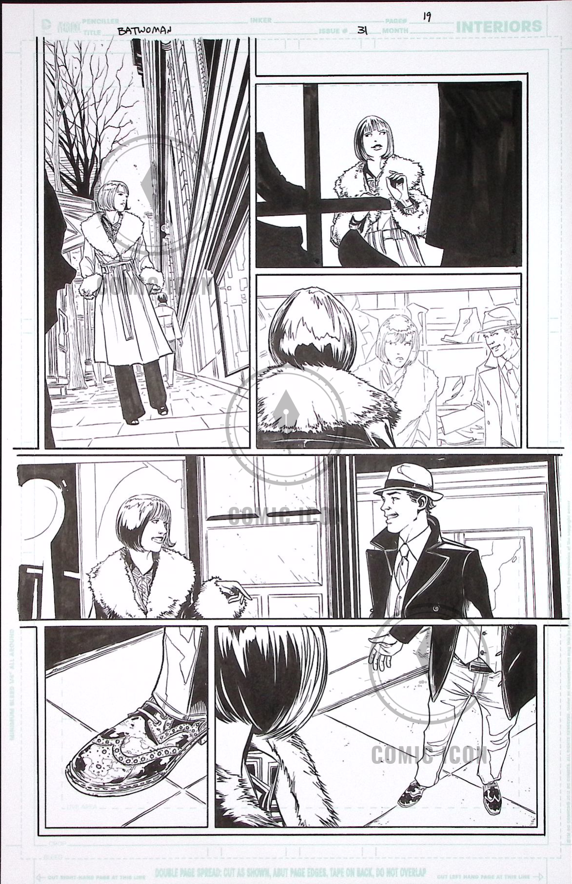 Batwoman #31 — Page 19 — Jeremy Haun Original Art