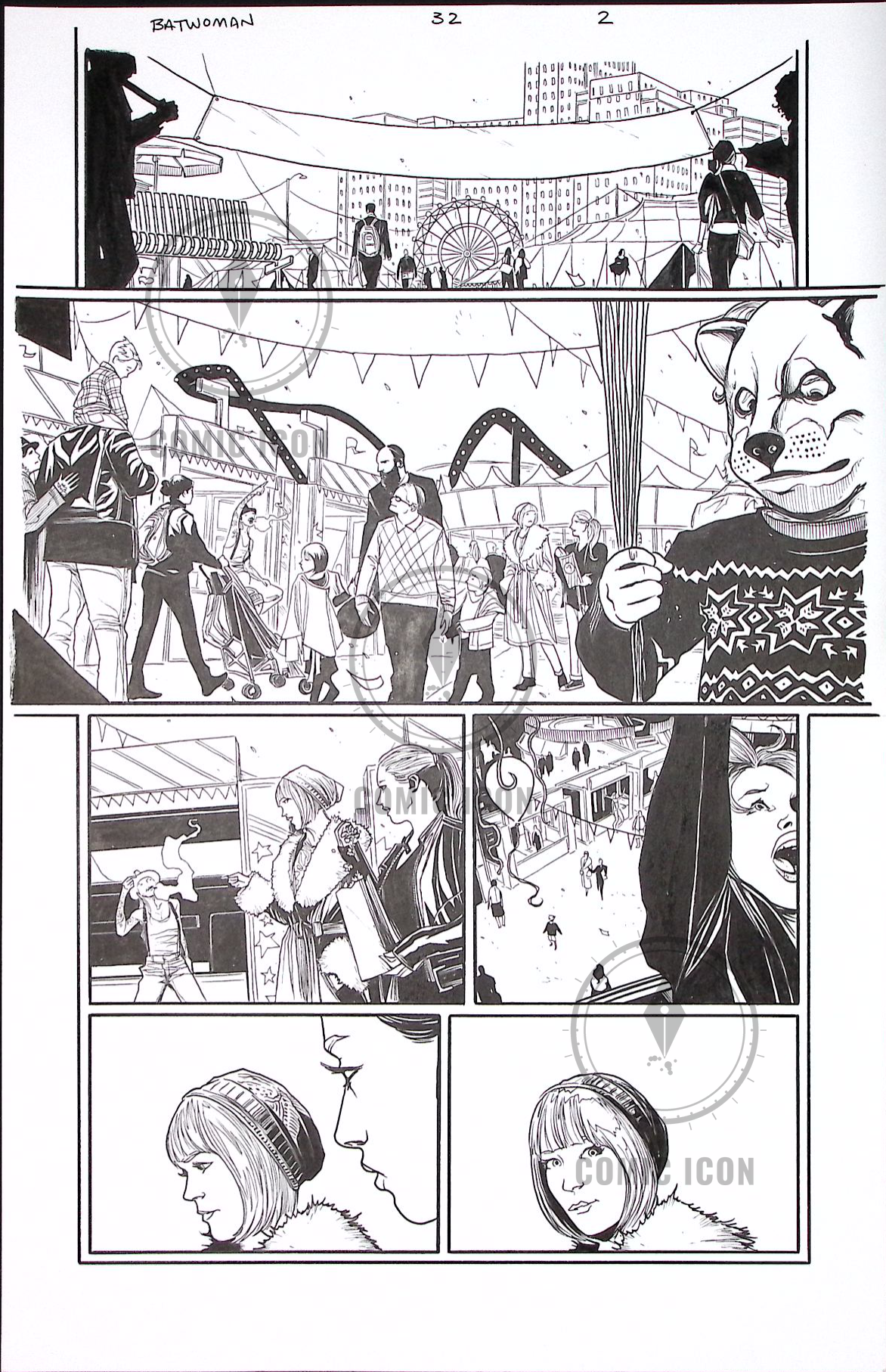 Batwoman #32 — Page 2 — Jeremy Haun Original Art