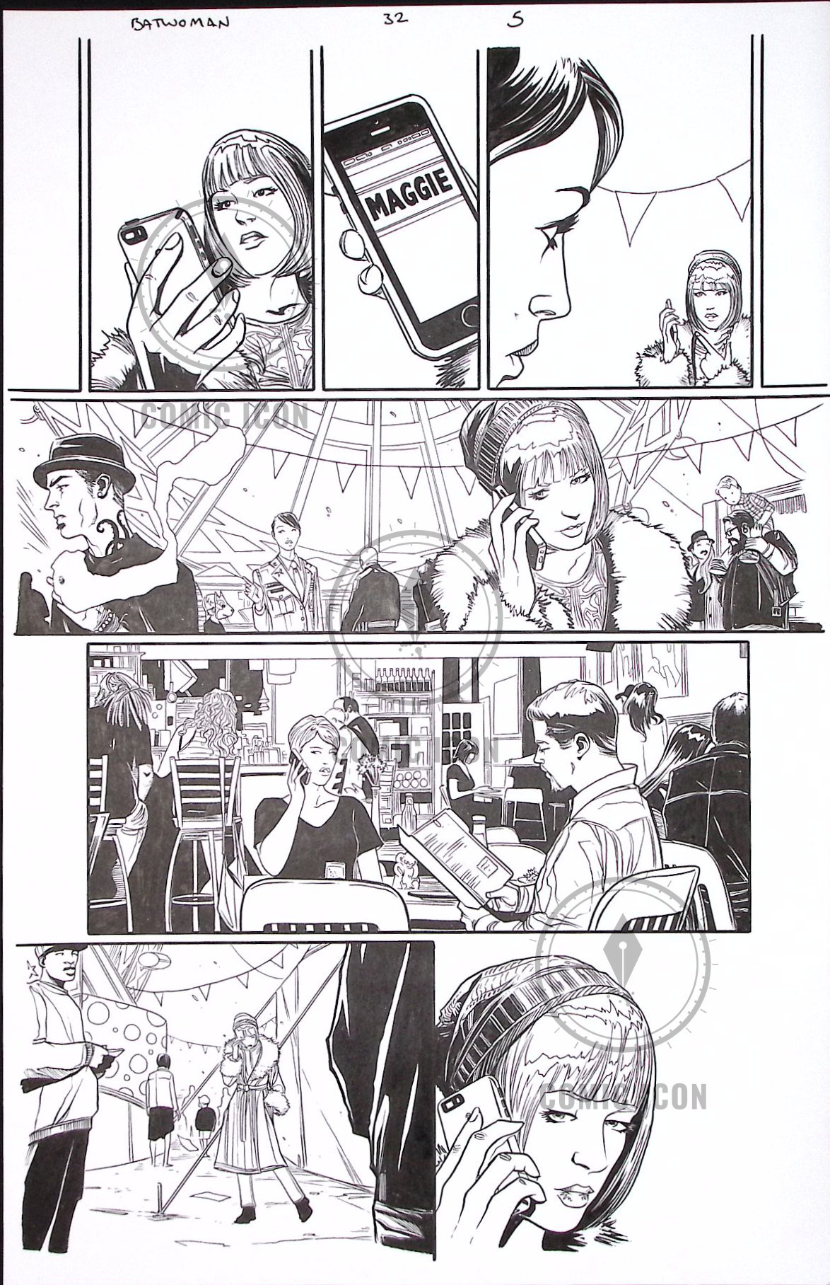 Batwoman #32 — Page 5 — Jeremy Haun Original Art