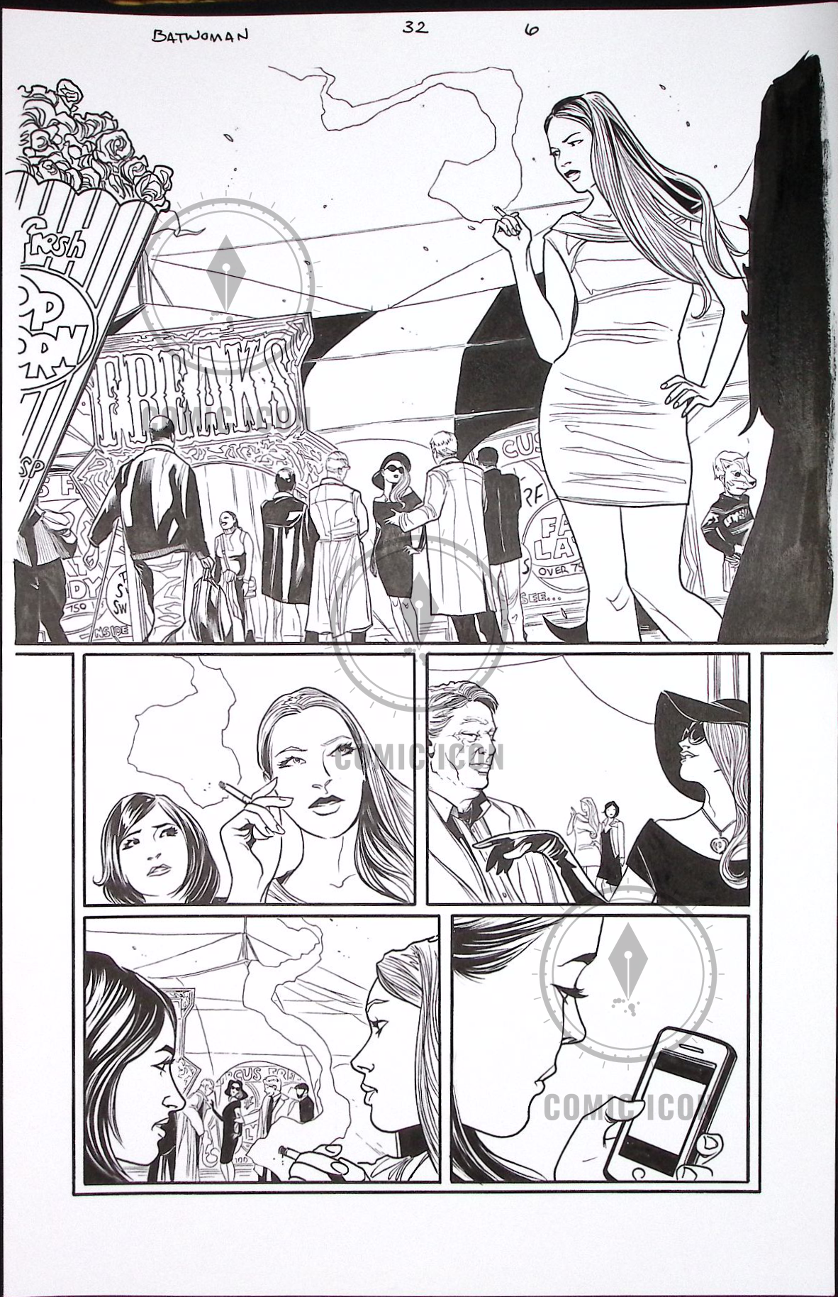 Batwoman #32 — Page 6 — Jeremy Haun Original Art