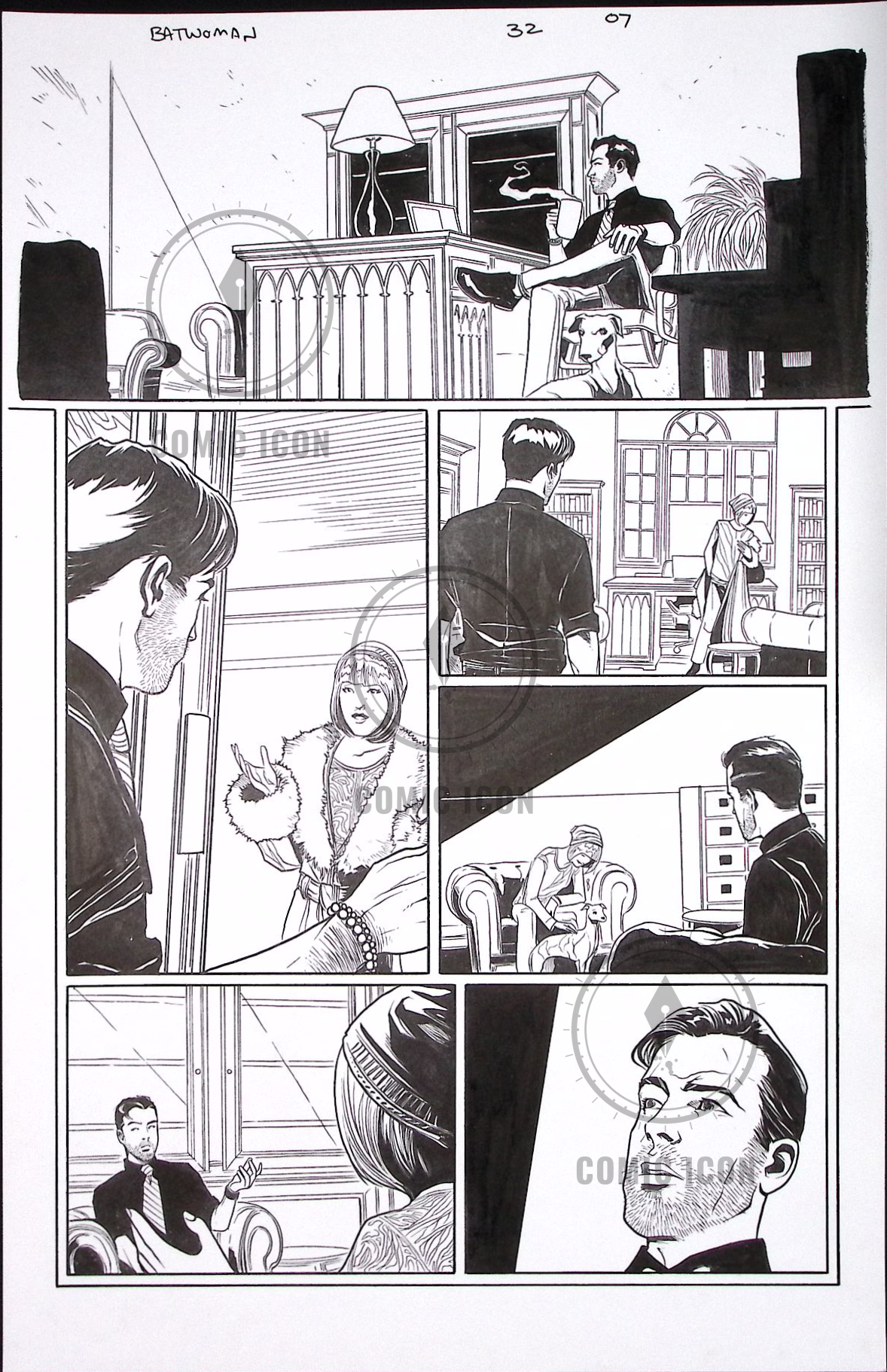 Batwoman #32 — Page 7 — Jeremy Haun Original Art