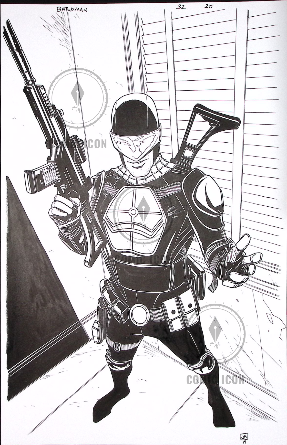 Batwoman #32 — Page 20 — Jeremy Haun Original Art