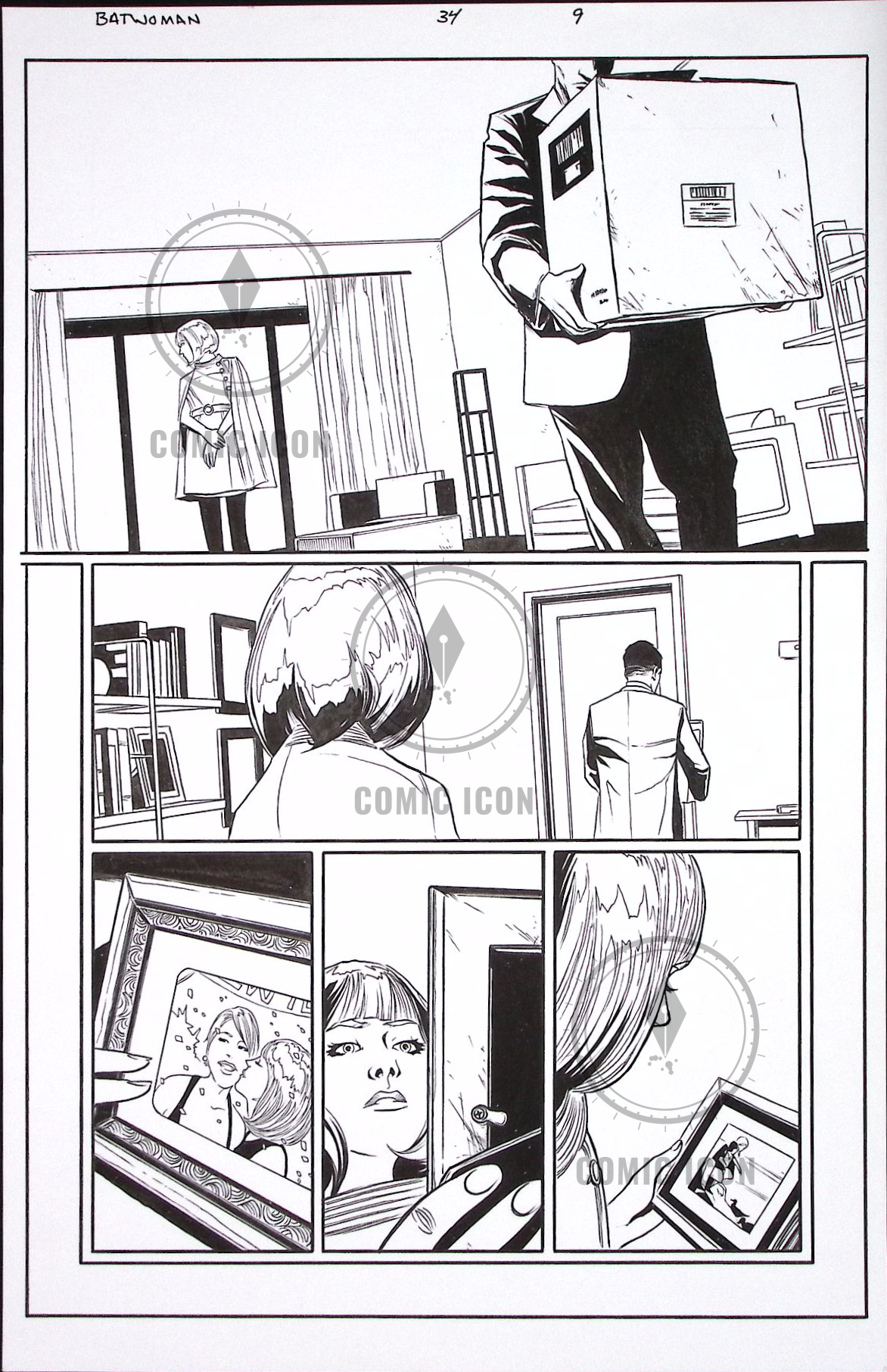 Batwoman #34 — Page 9 — Jeremy Haun Original Art