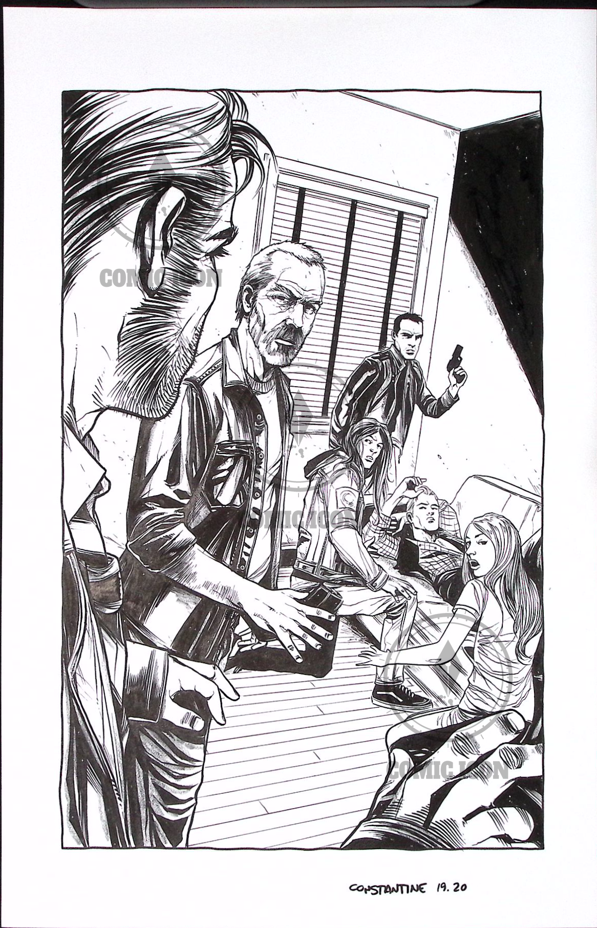 Constantine - Issue 19 - Page 20 — Jeremy Haun Original Art