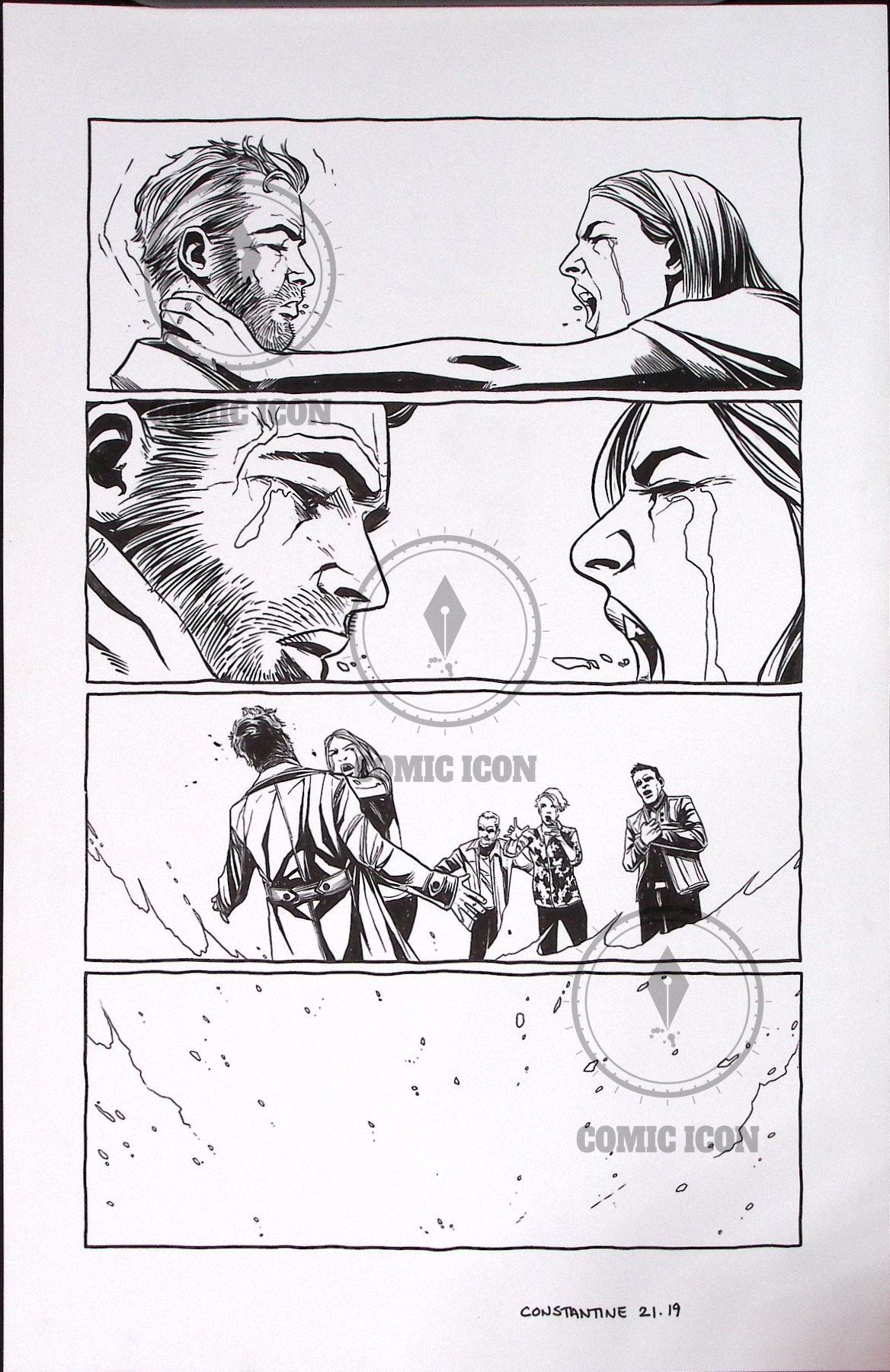 Constantine - Issue 21 - Page 19 — Jeremy Haun Original Art