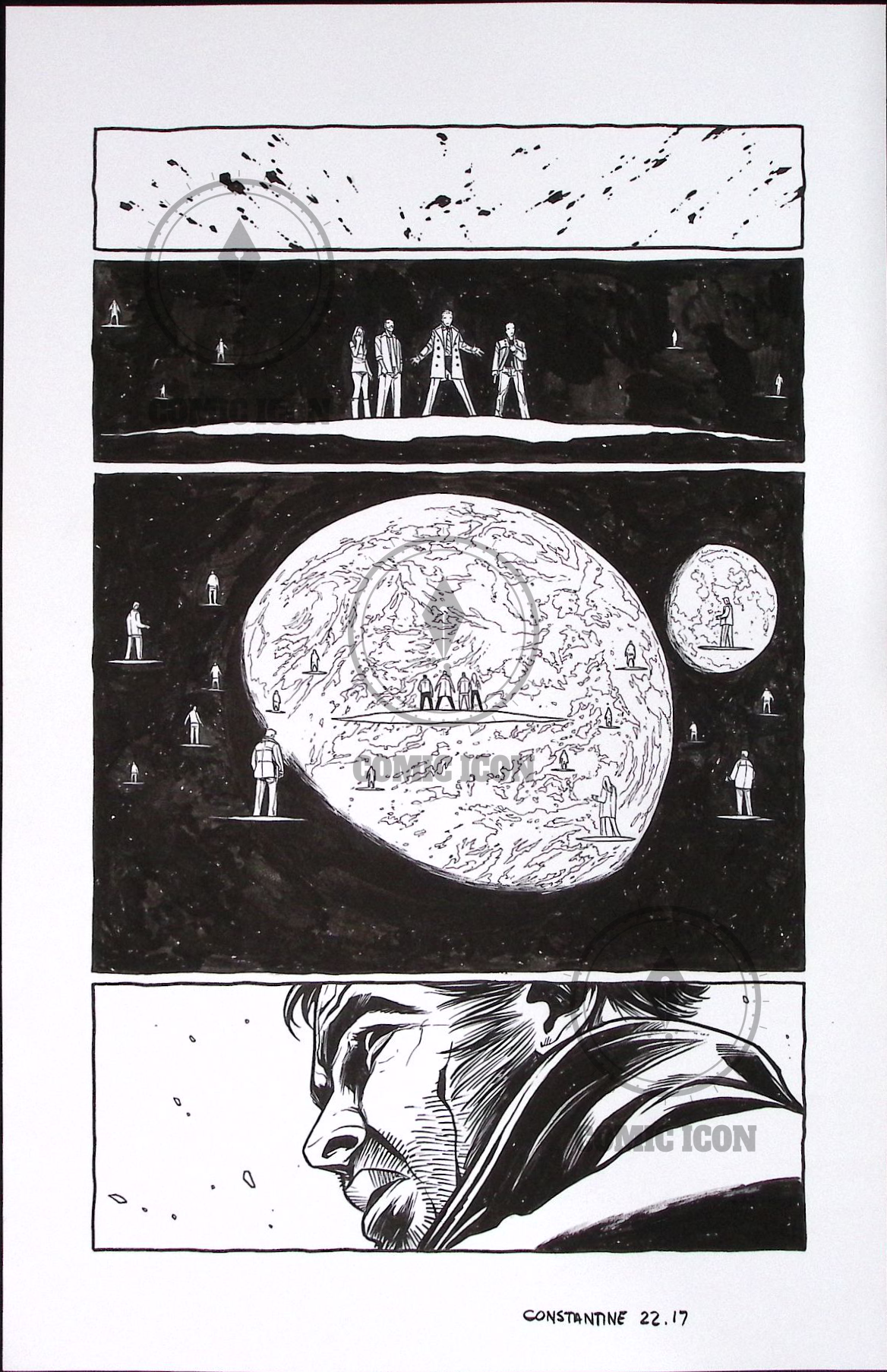 Constantine - Issue 22 - Page 17 — Jeremy Haun Original Art