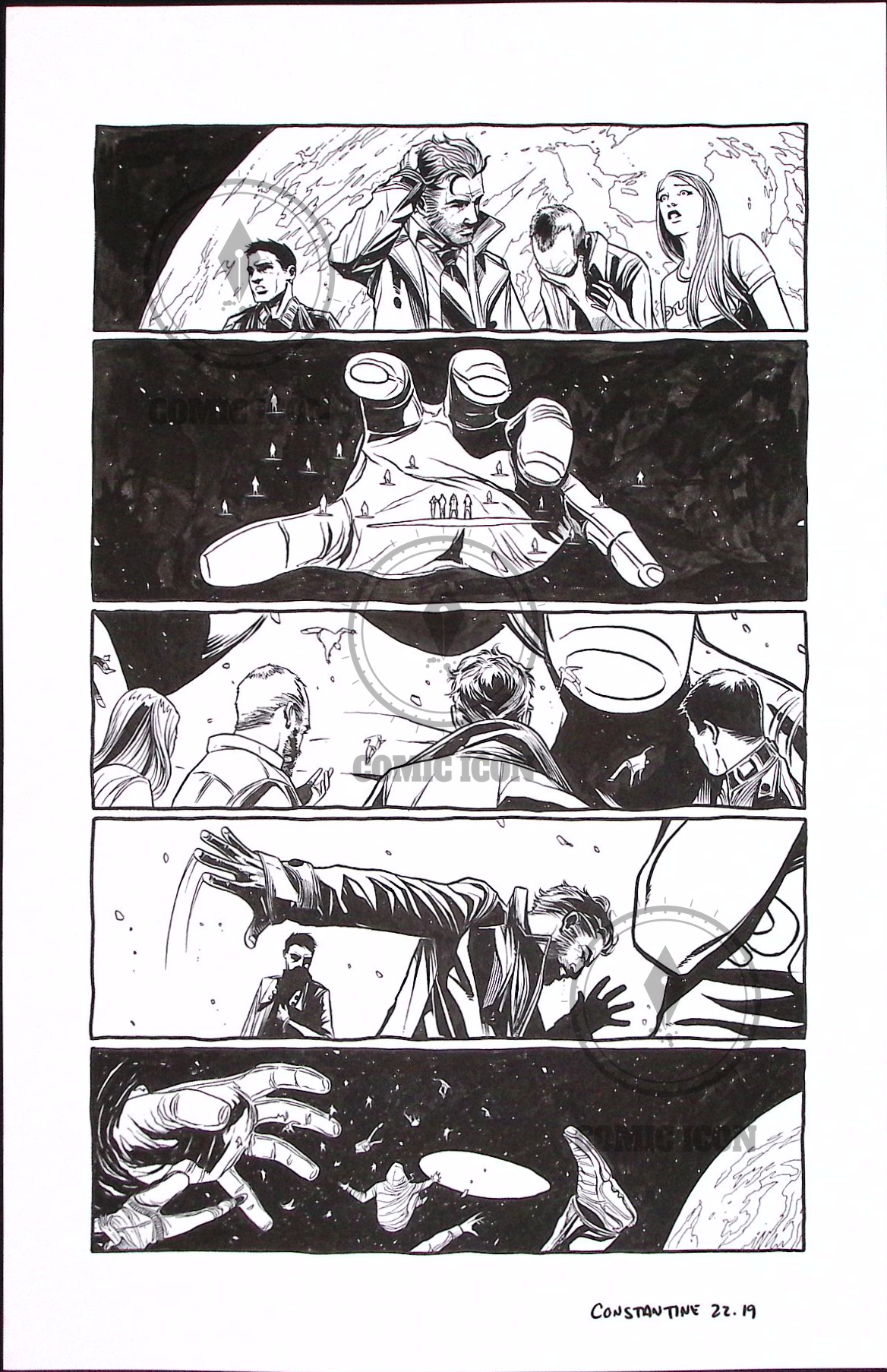 Constantine - Issue 22 - Page 19 — Jeremy Haun Original Art