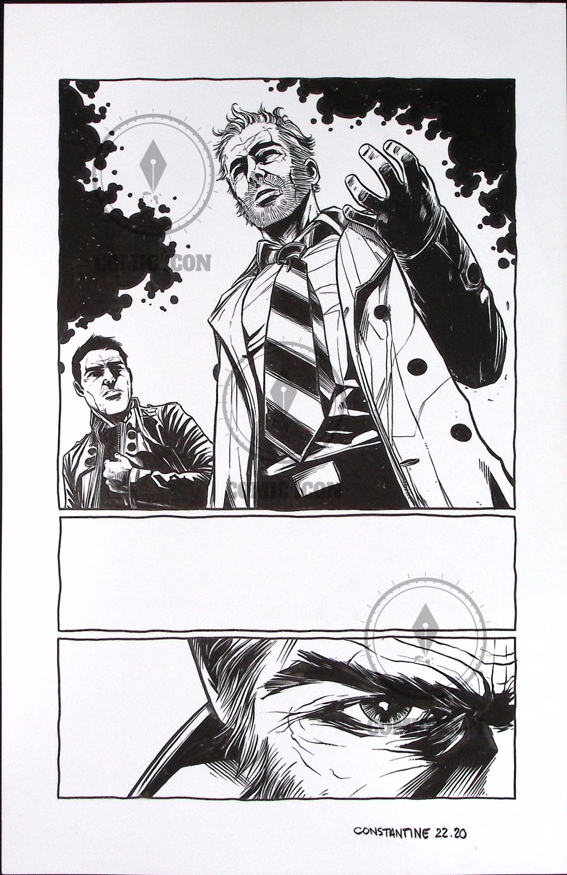 Constantine - Issue 22 - Page 20 — Jeremy Haun Original Art
