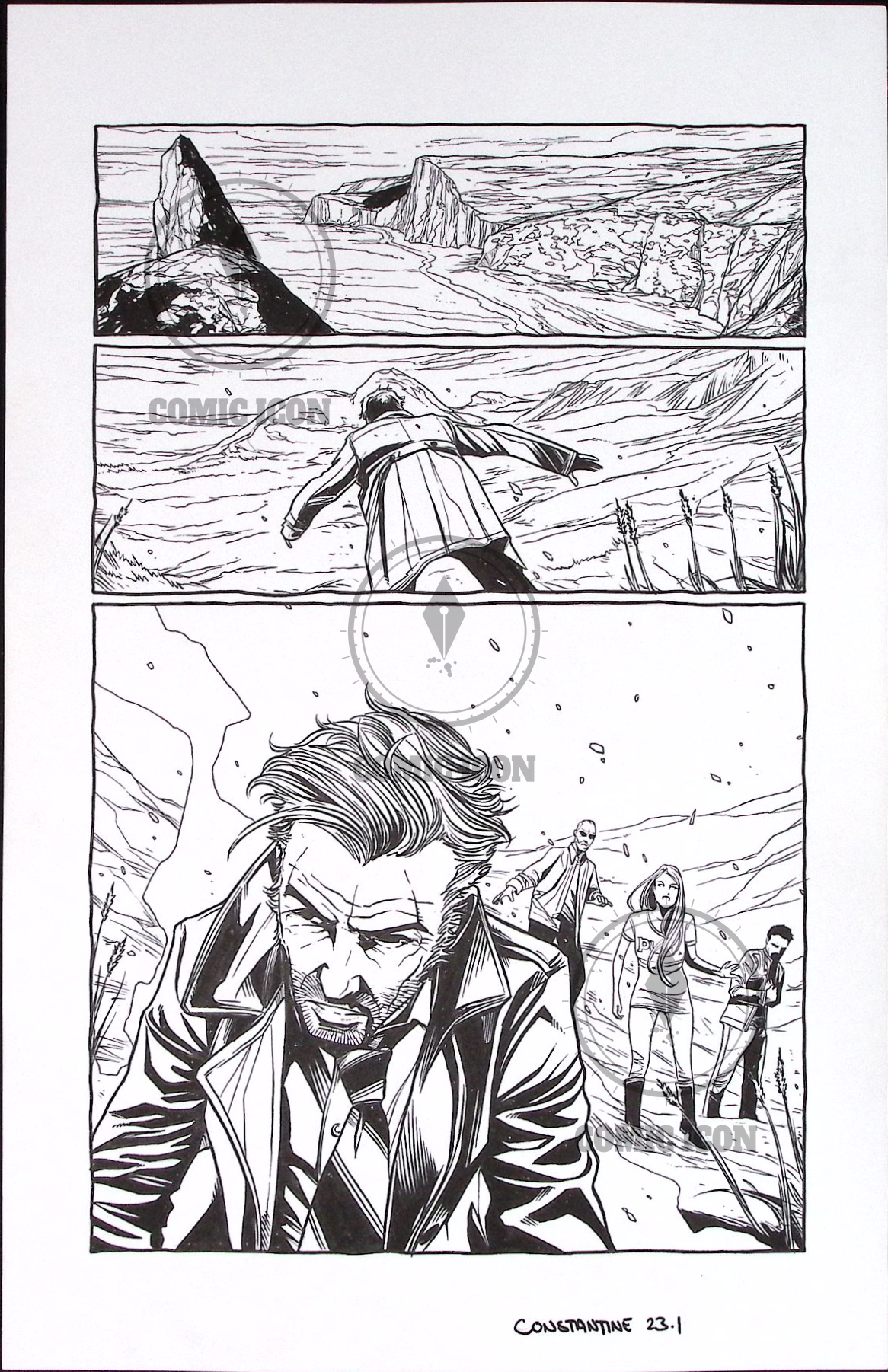 Constantine - Issue 23 - Page 1 — Jeremy Haun Original Art