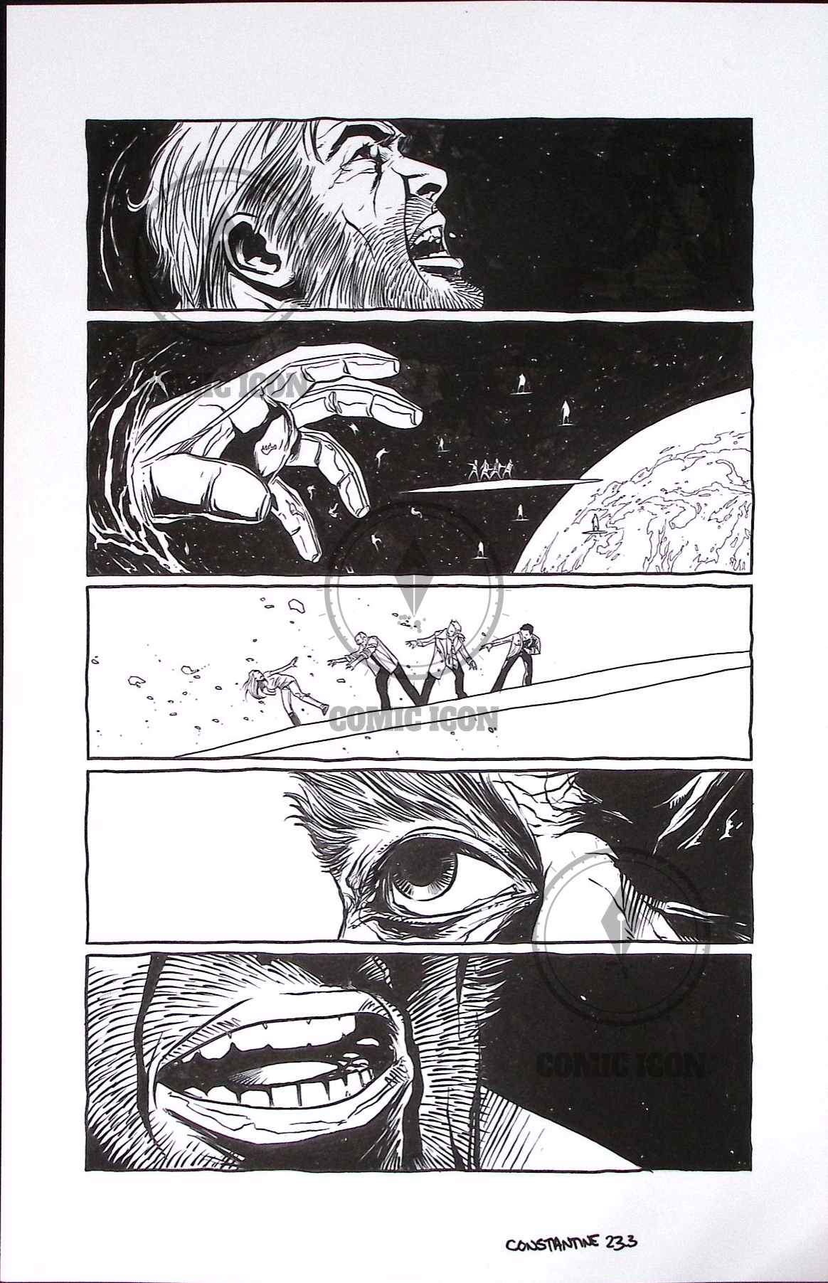 Constantine - Issue 23 - Page 3 — Jeremy Haun Original Art