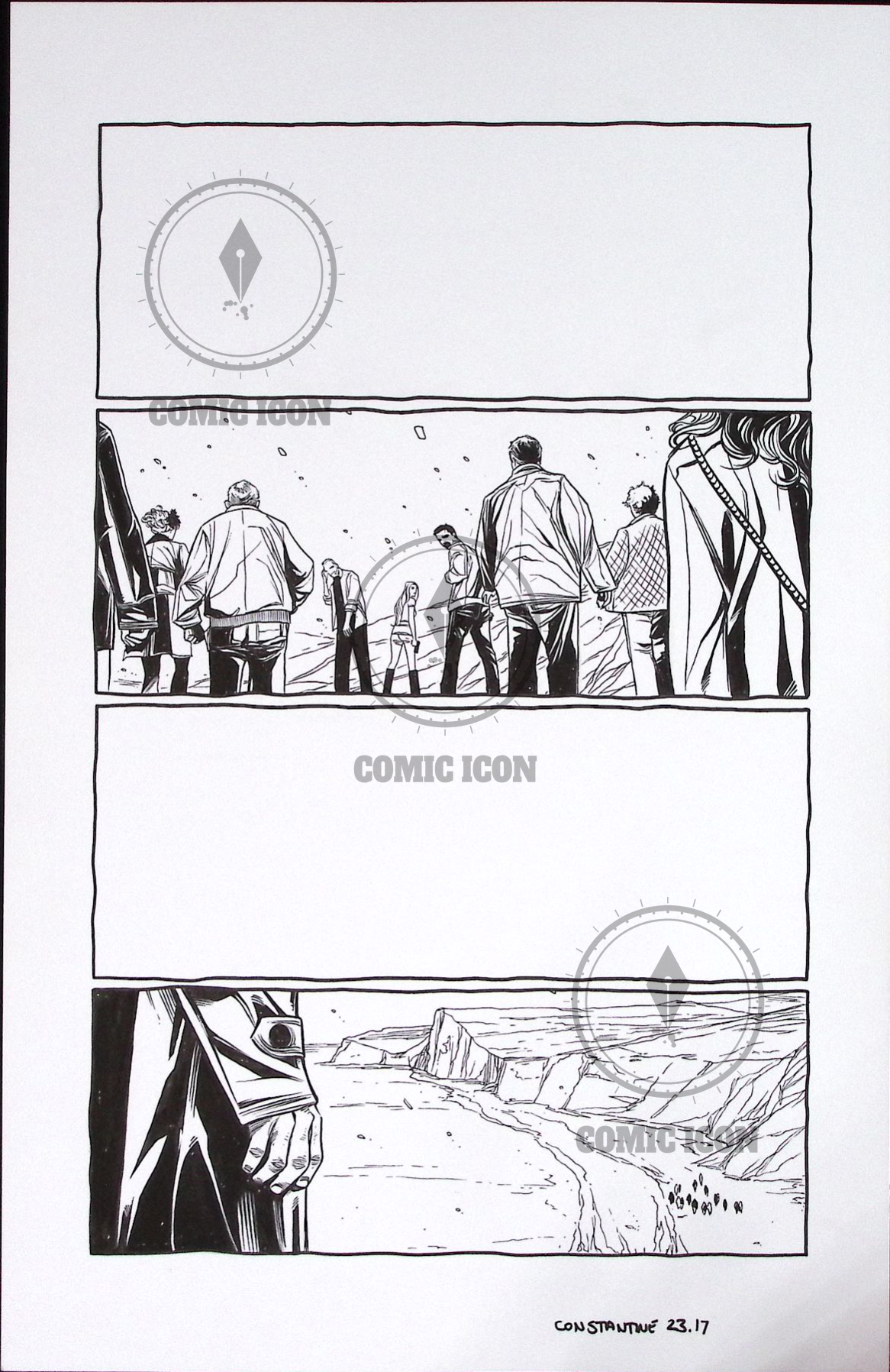 Constantine - Issue 23 - Page 17 — Jeremy Haun Original Art