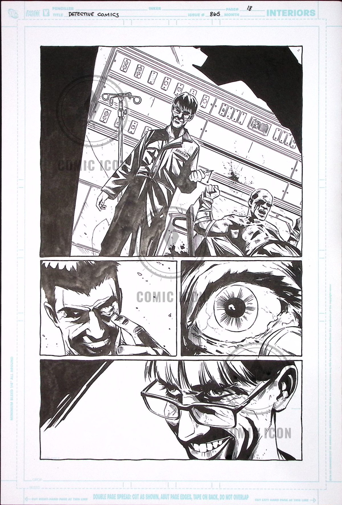 Detective Comics #865 — Page 18 — Jeremy Haun Original Art