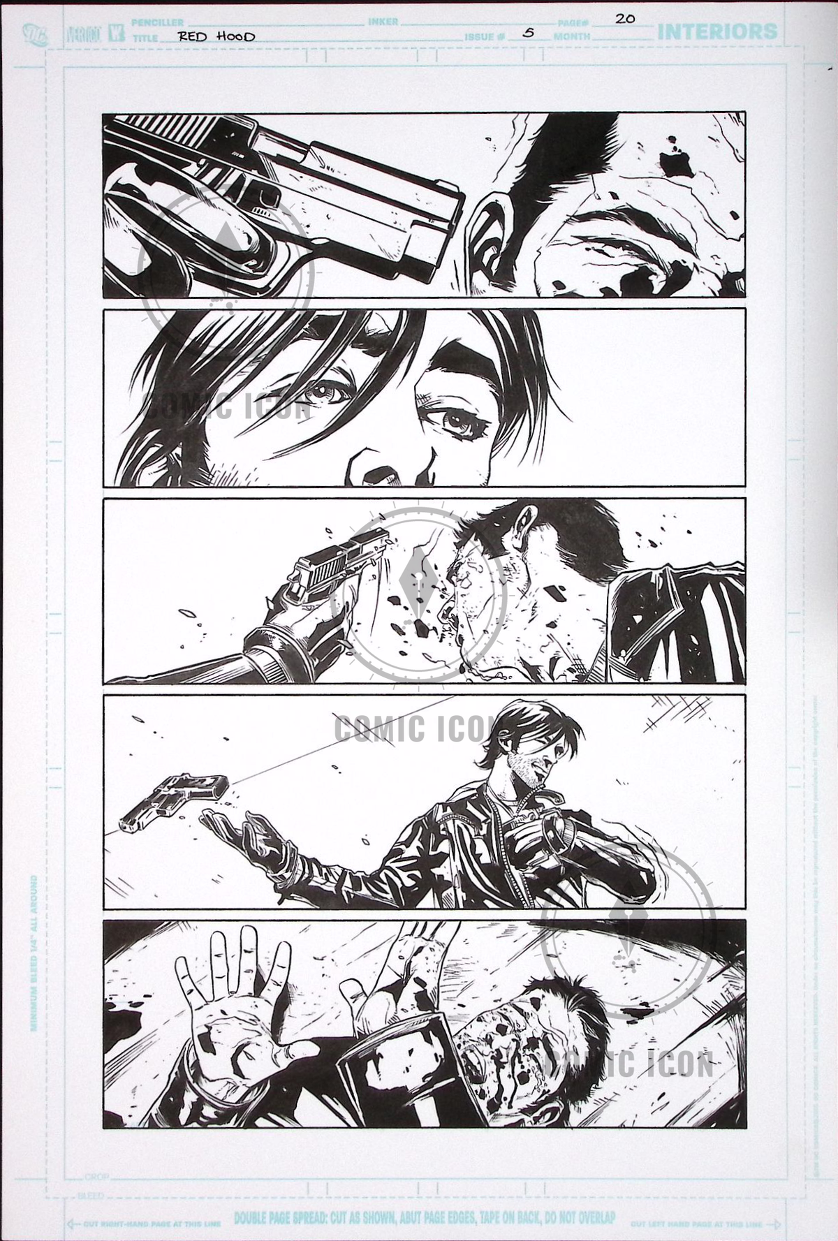 Red Hood: The Lost Days #5 — Page 20 — Jeremy Haun Original Art