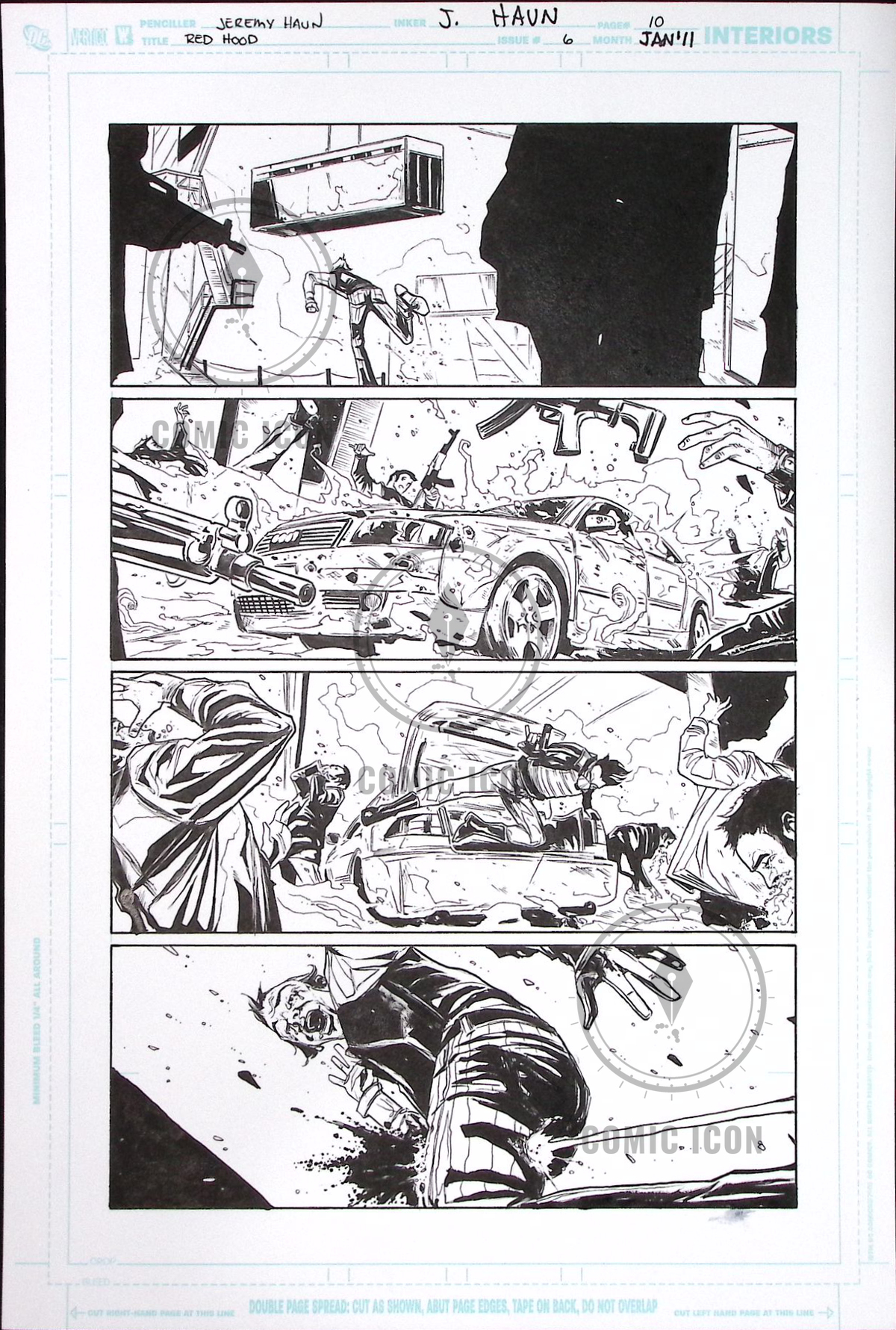 Red Hood: The Lost Days #6 — Page 10 — Jeremy Haun Original Art