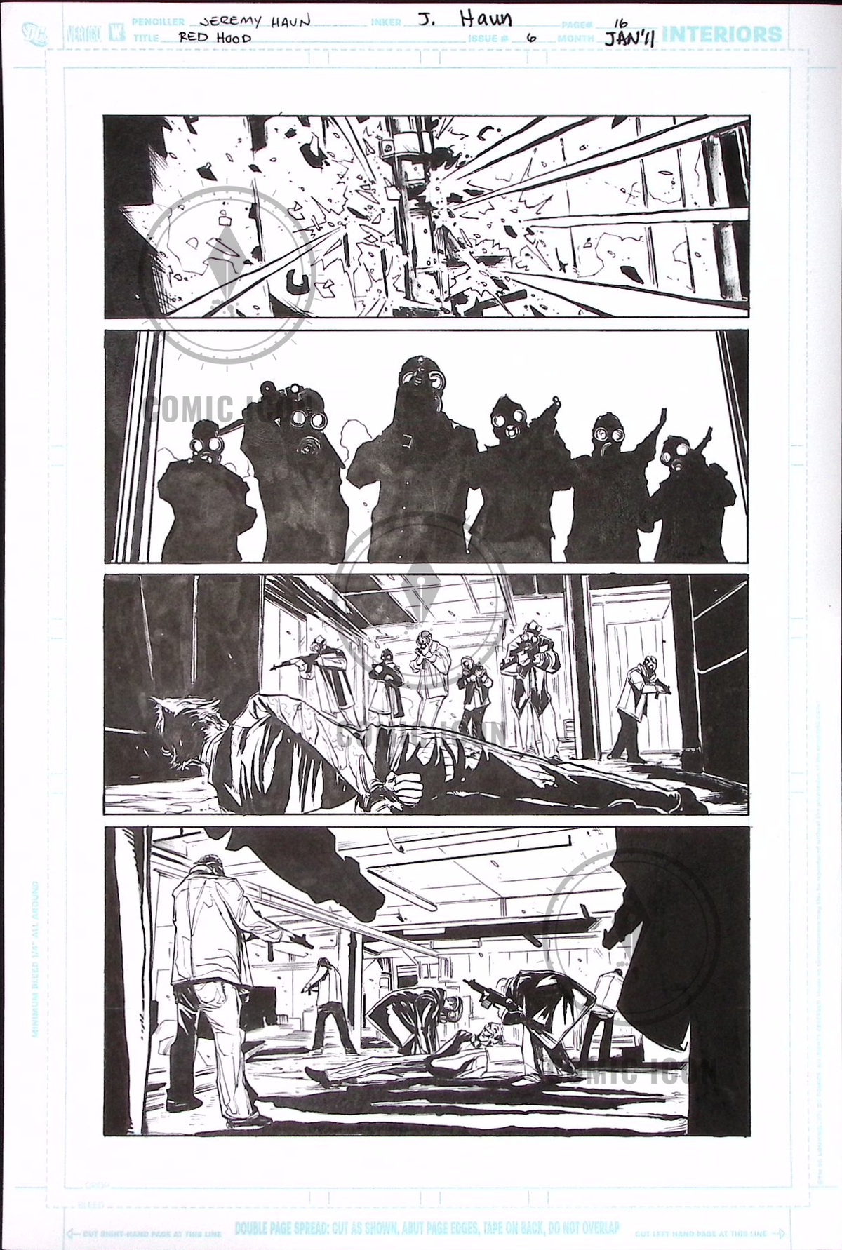 Red Hood: The Lost Days #6 — Page 16 — Jeremy Haun Original Art