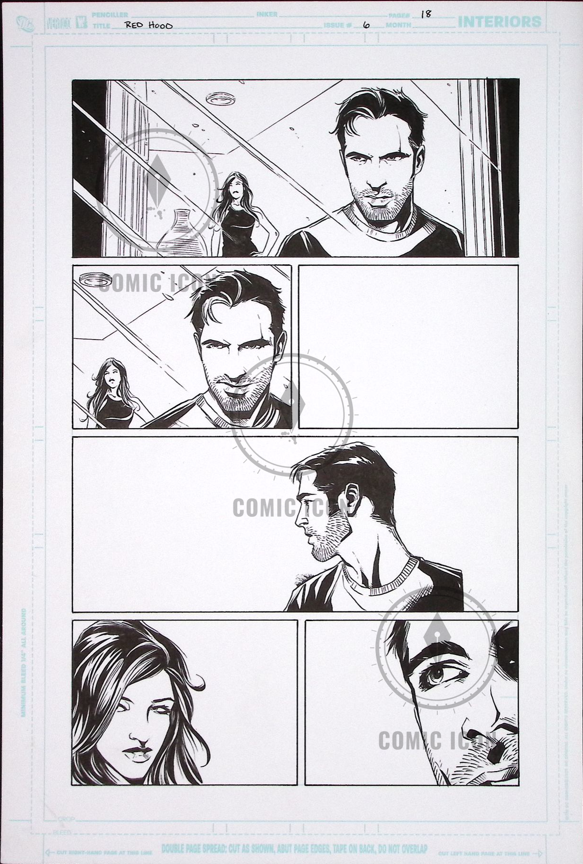Red Hood: The Lost Days #6 — Page 18 — Jeremy Haun Original Art