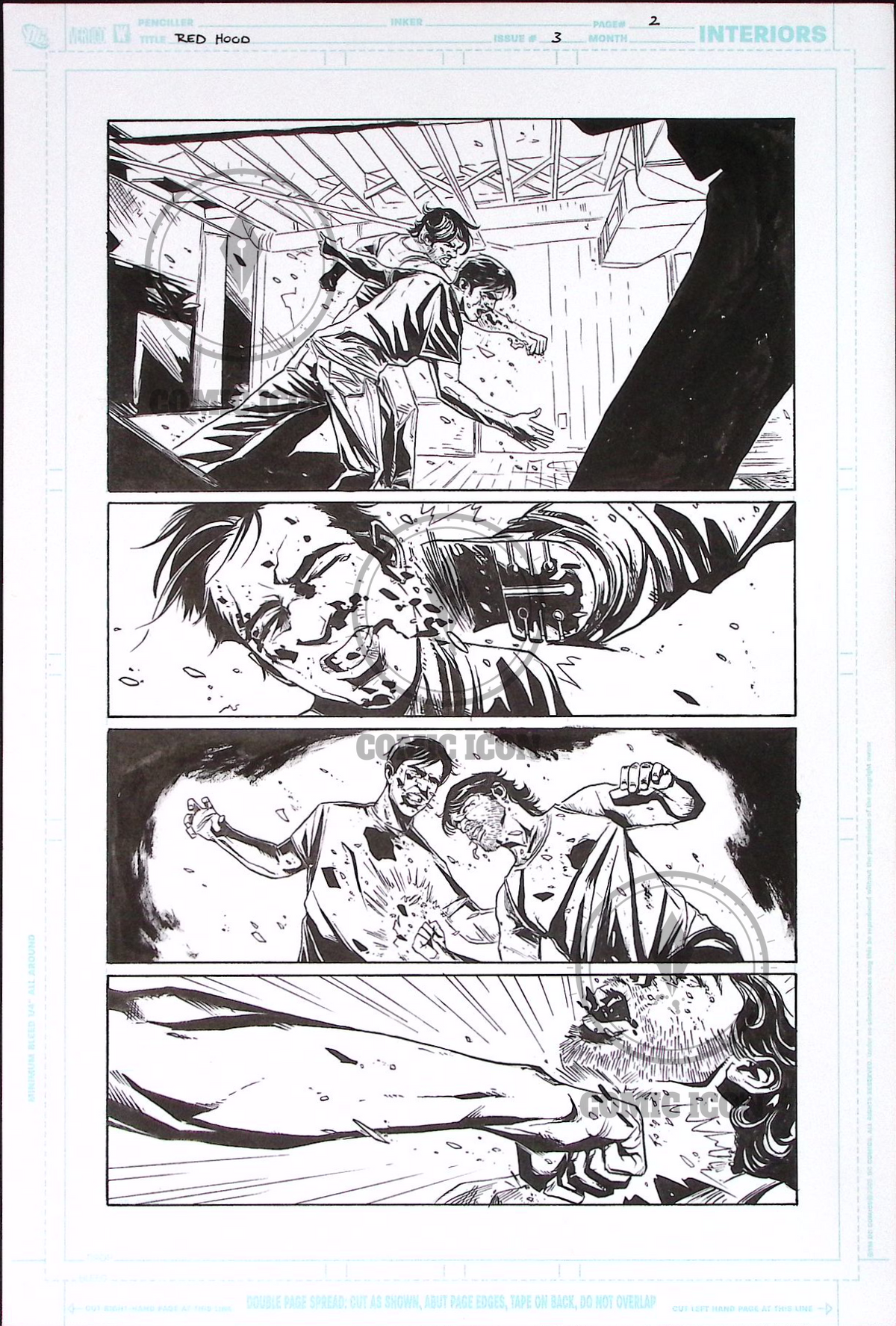 Red Hood - Issue 3 - Page 2 — Jeremy Haun Original Art